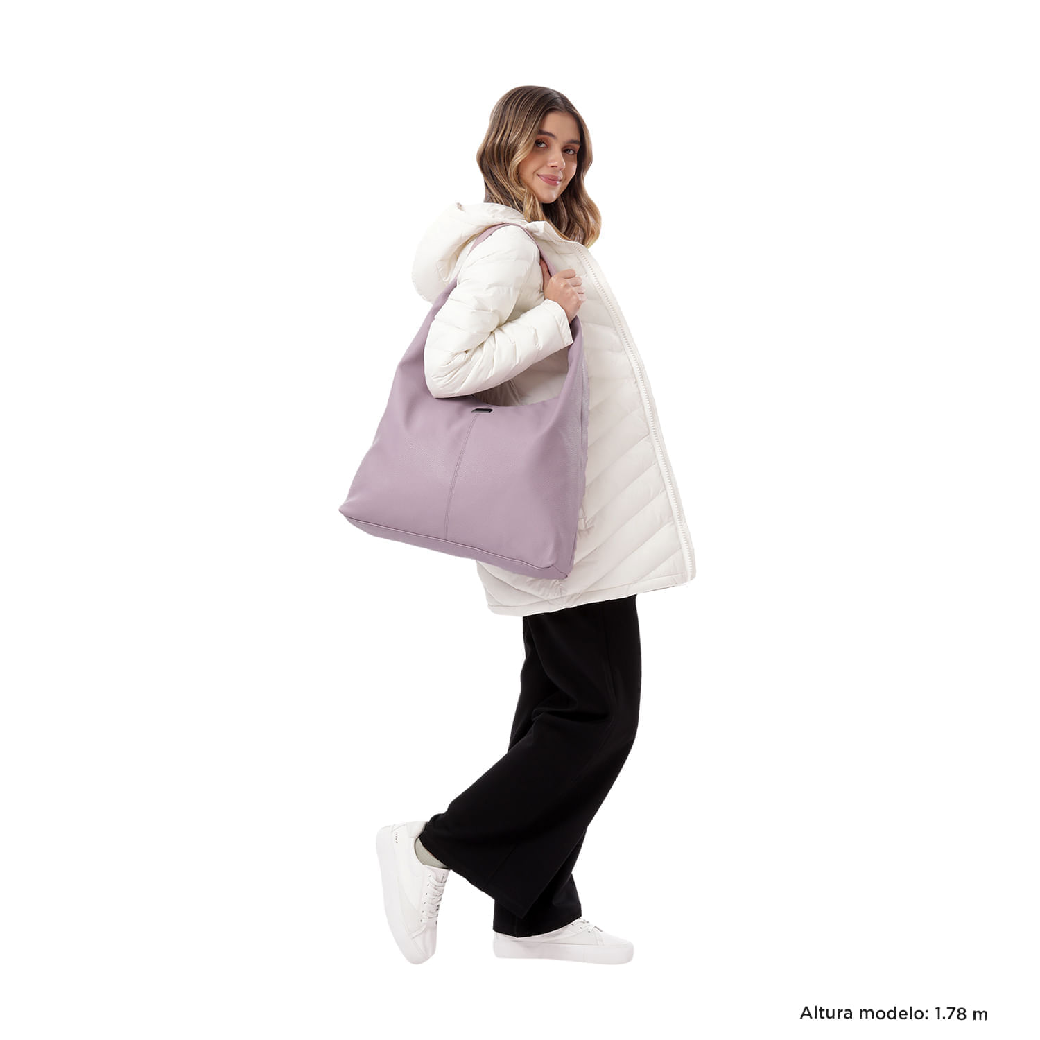 Bolso shopping Grande para Mujer Smooth Rosado