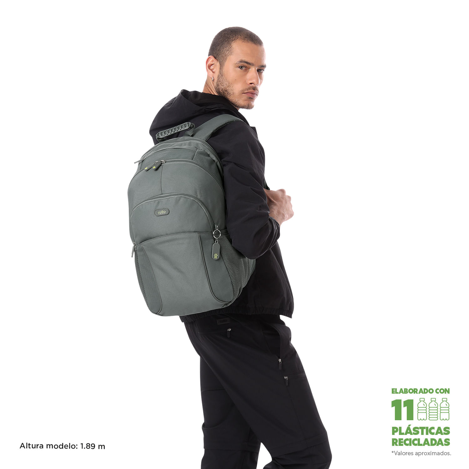 Morral Porta PC 15.4" Cambri 2.0 Gris Hombre
