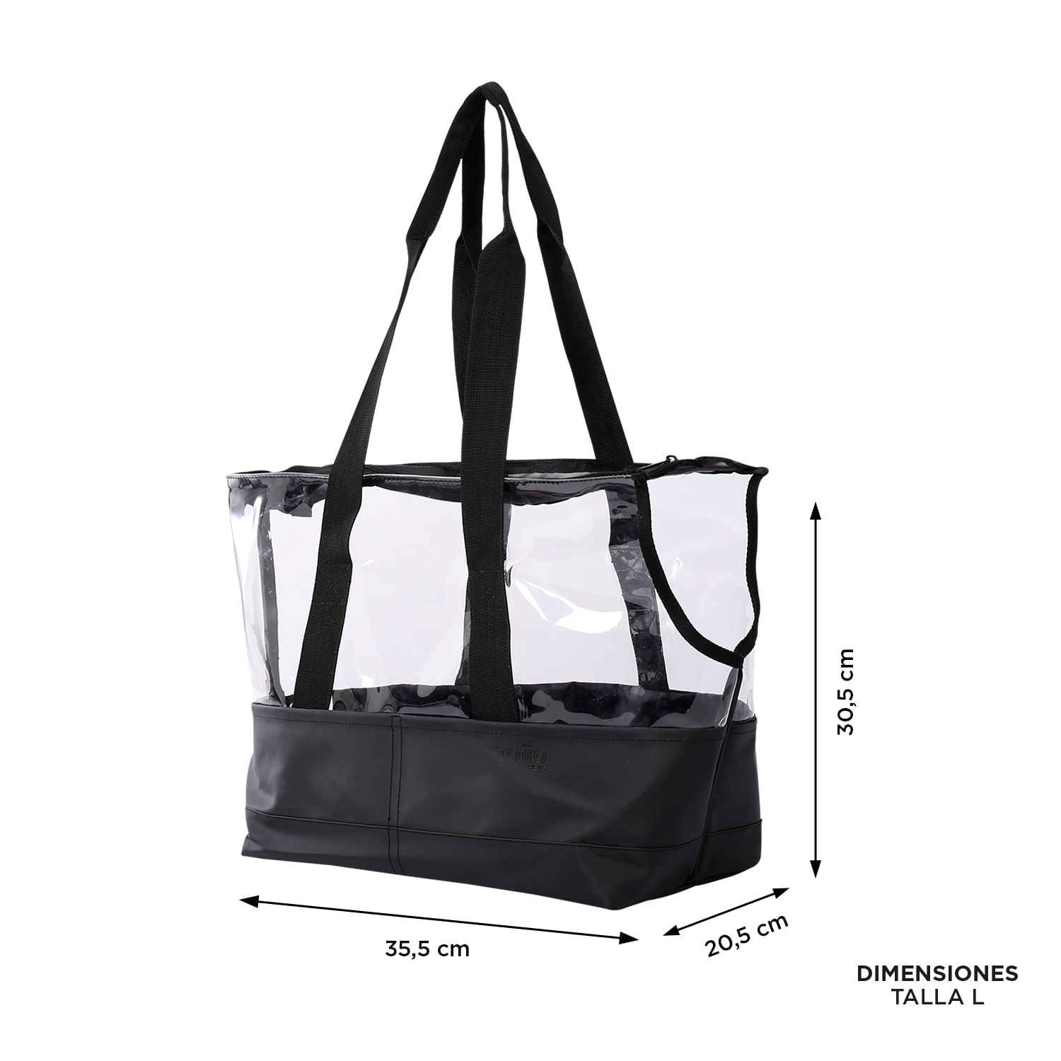 Bolso para llevar mascota Kira Blanco