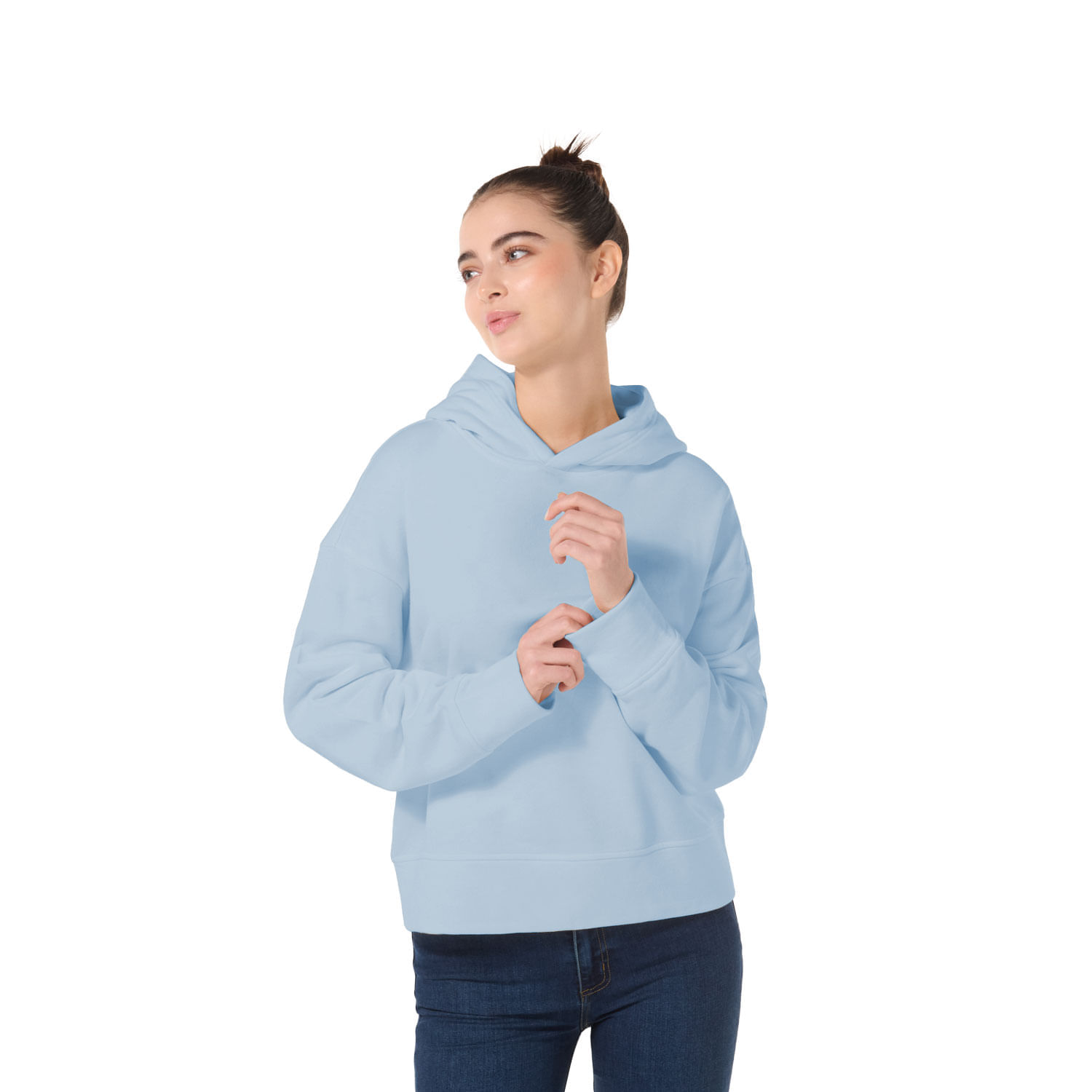 Buzo Tipo Hoodie Zinnia Mujer Xl Azul