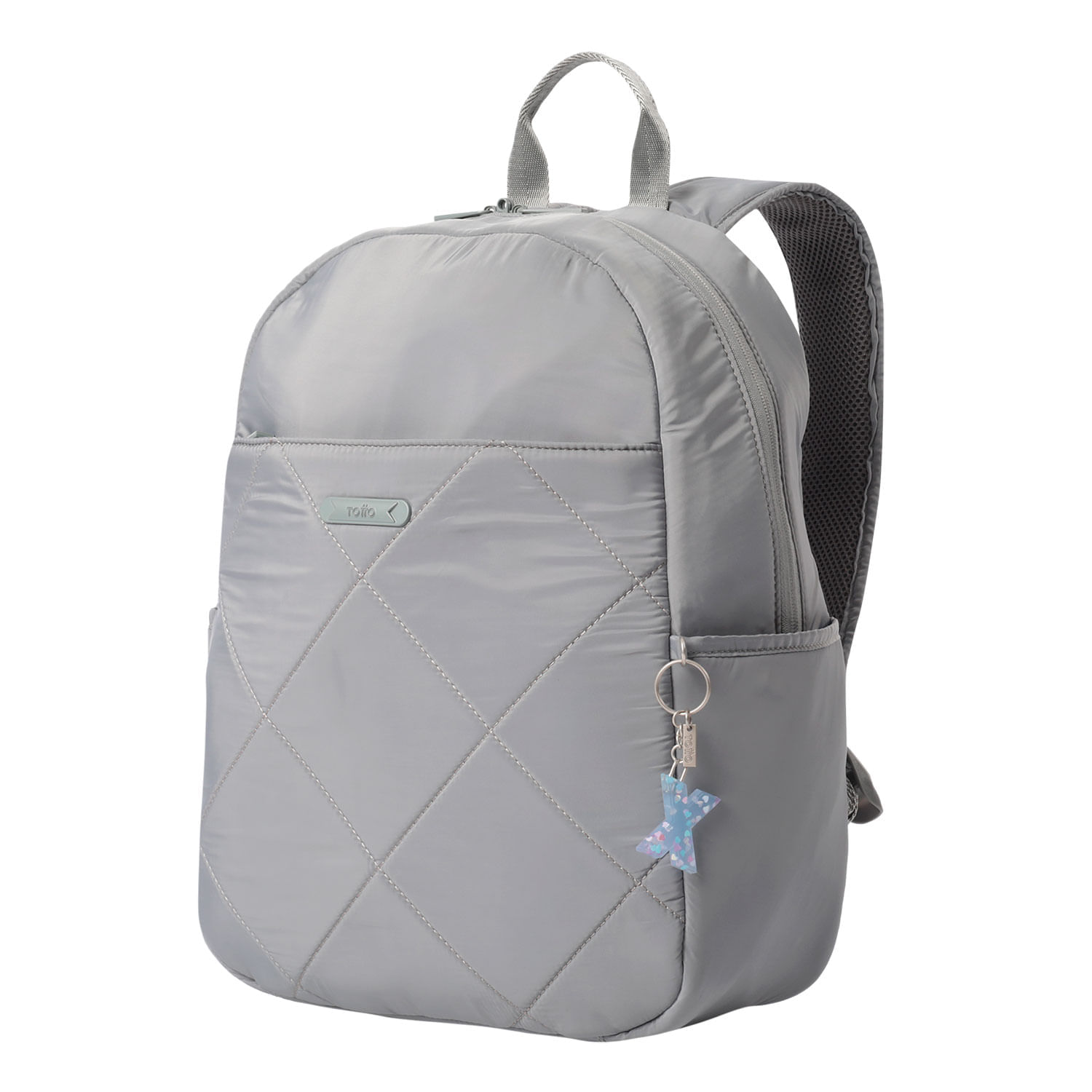 Llavero de Goma Abc color Blanco