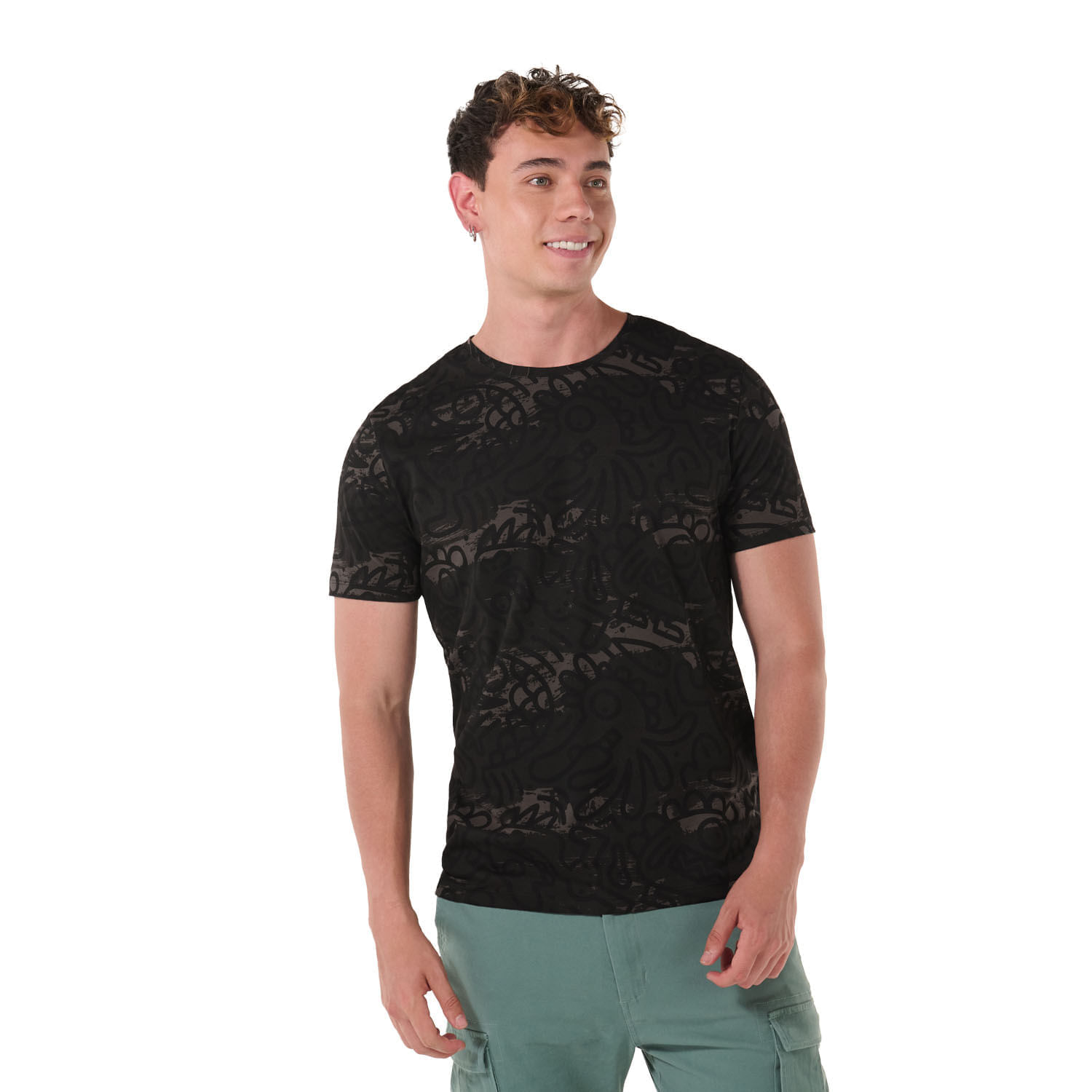 Camiseta para Hombre Printo Xxl Terreo