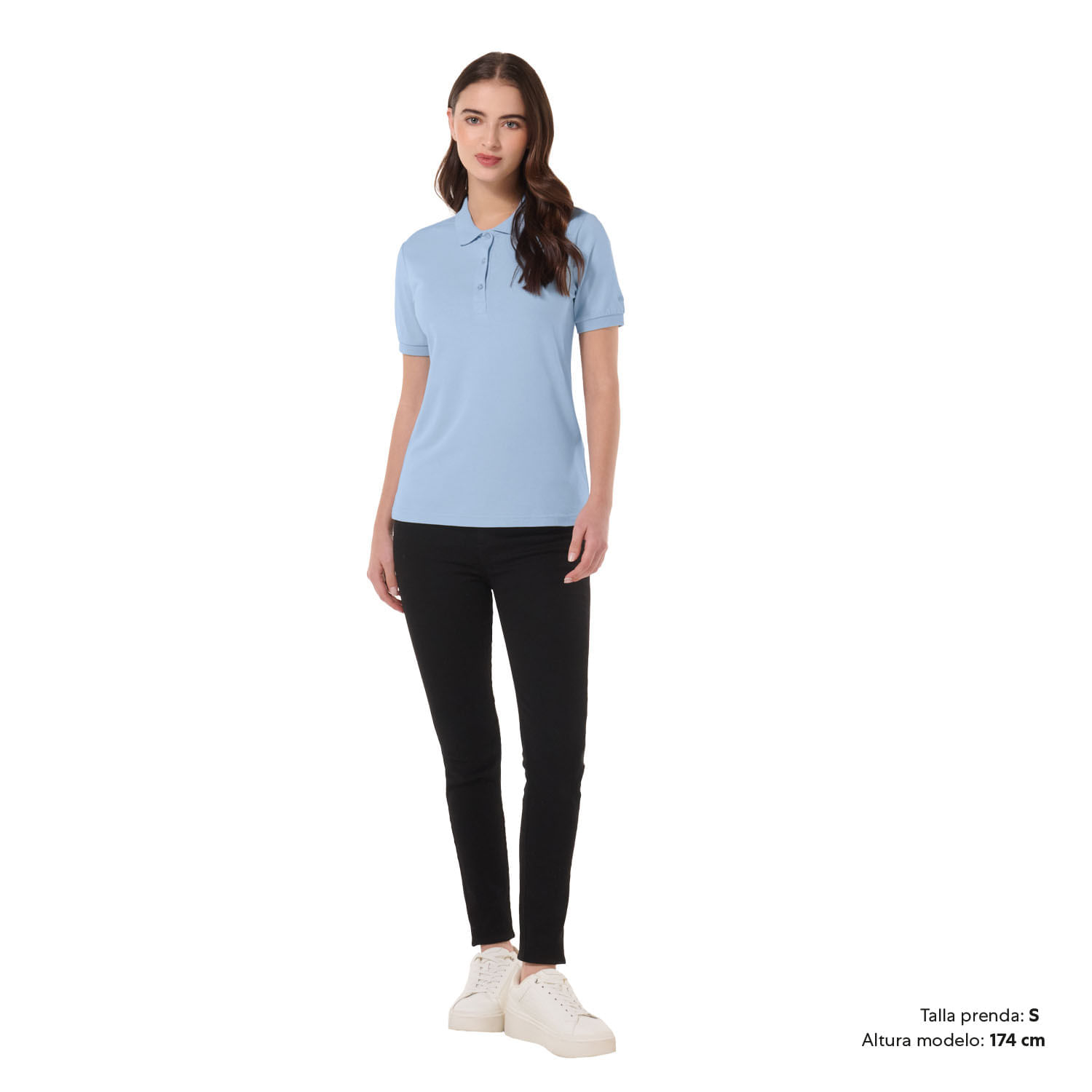 Camisa Tipo Polo Chechi Xl Mujer Azul