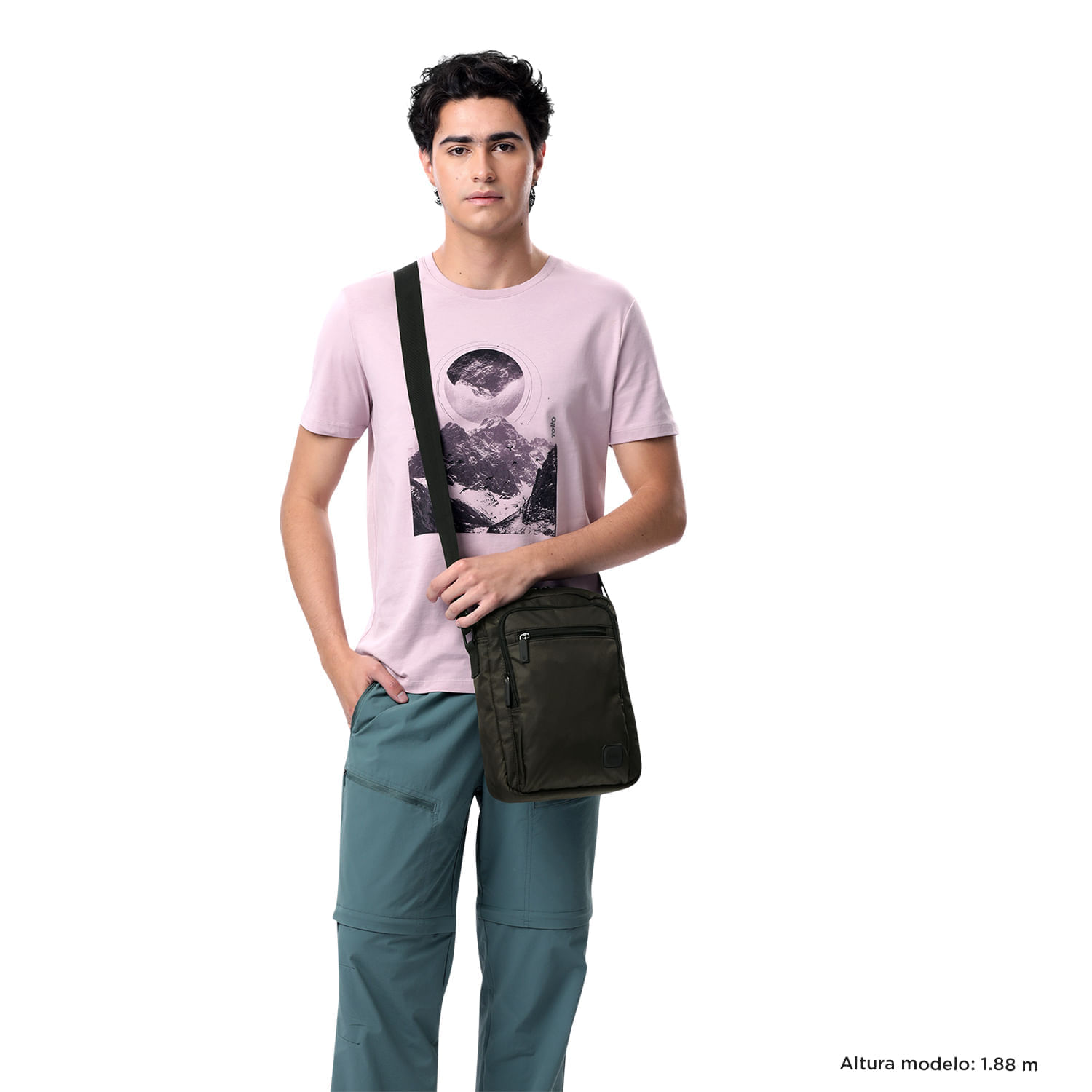 Bolso Crossbody Bayonne Hombre Café