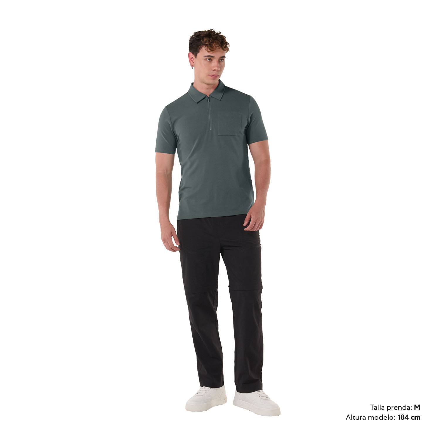 Camisa Tipo Polo Malayi Xxl Hombre Verde