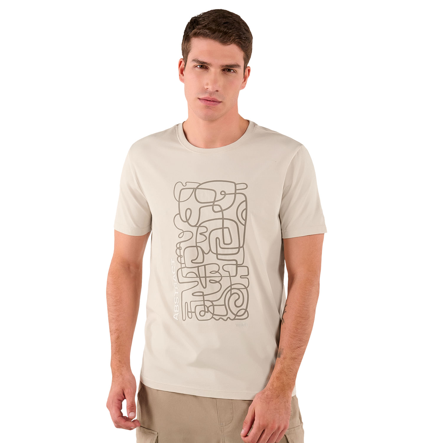 Camiseta para Hombre Primen Beige