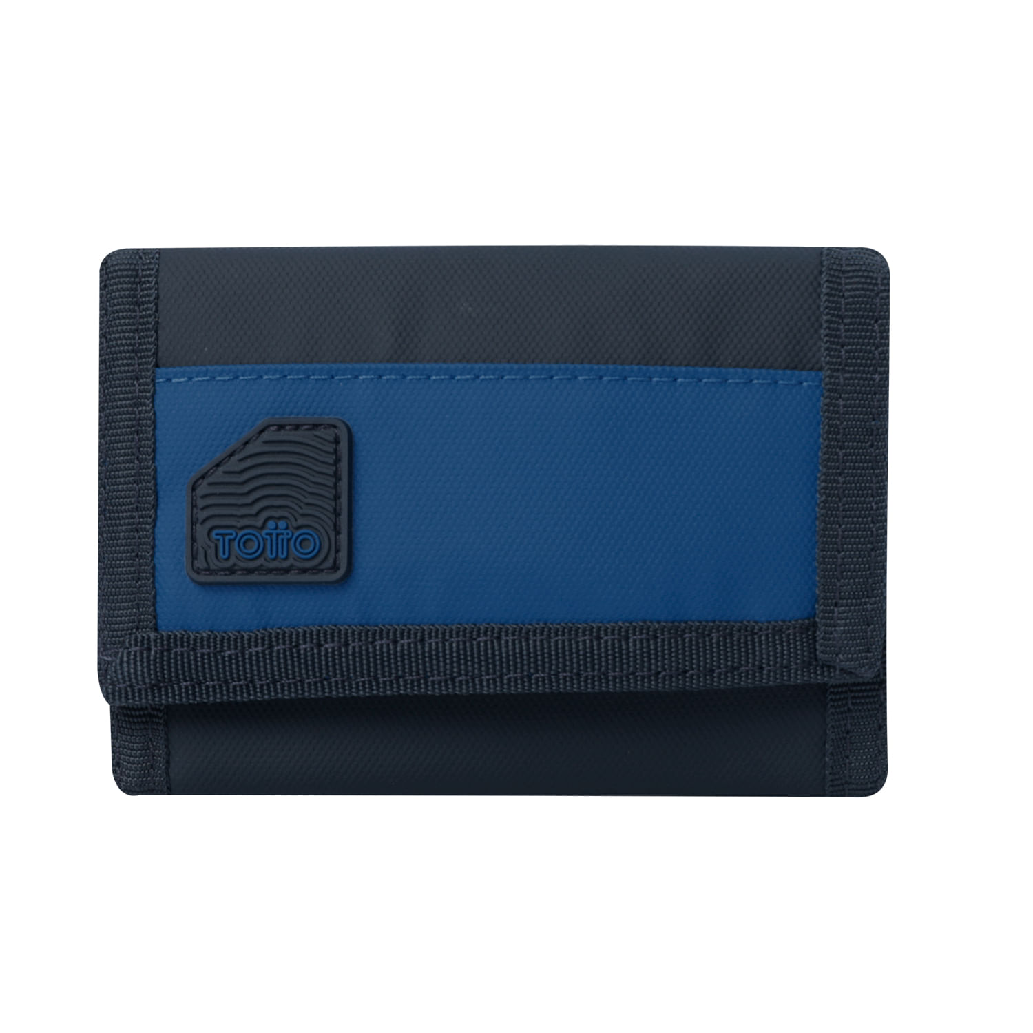 Billetera Contrast Mee Azul Mediana Hombre