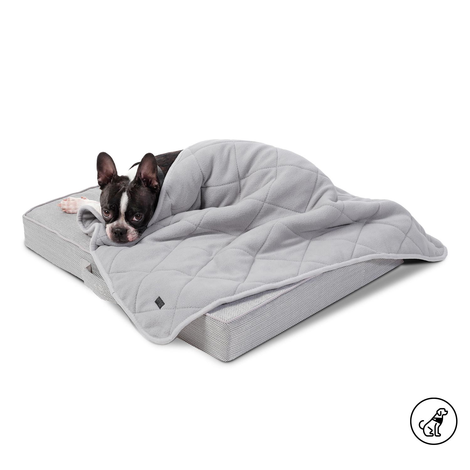 Manta Grande Warm L color Gris