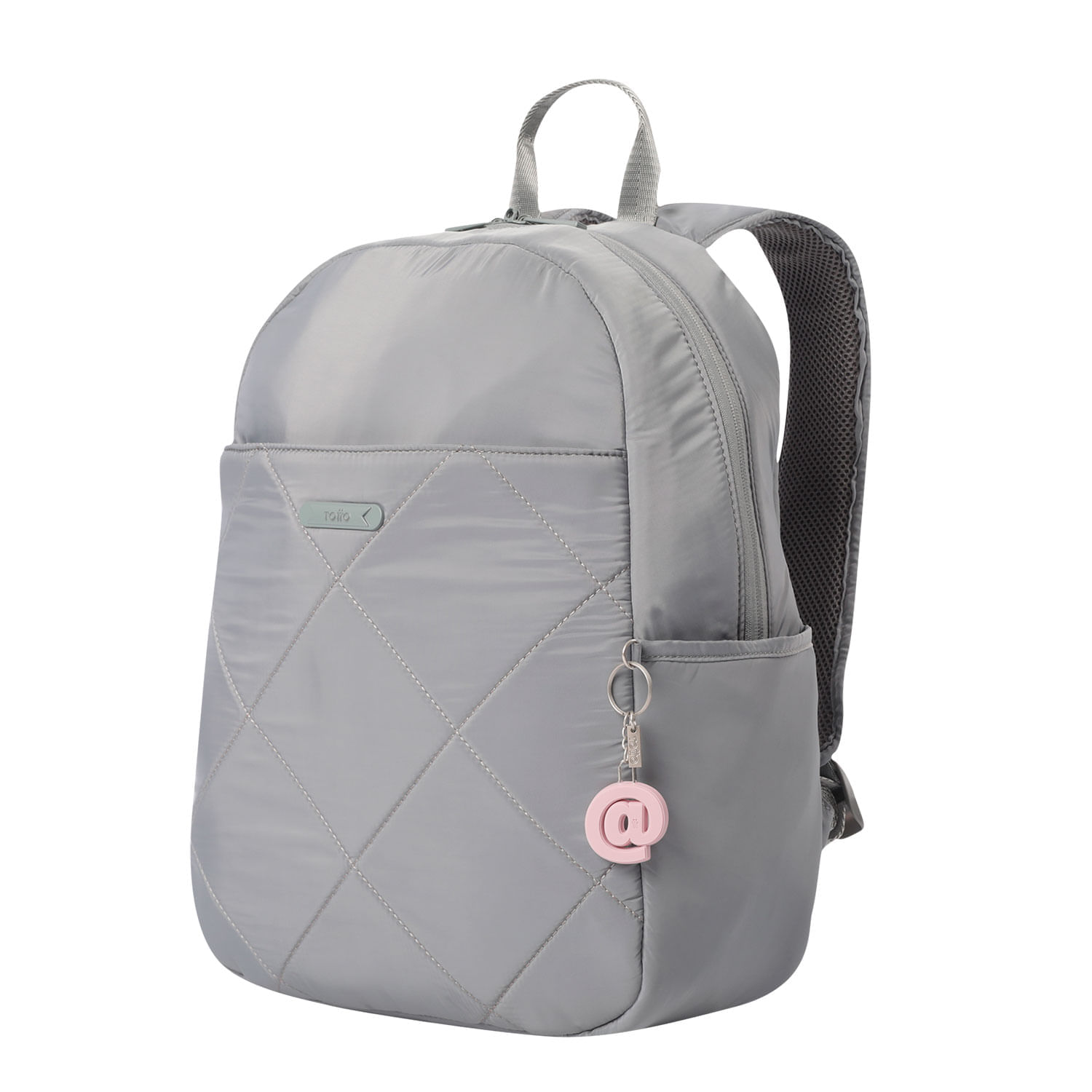 Llavero de Goma Abc color Rosado