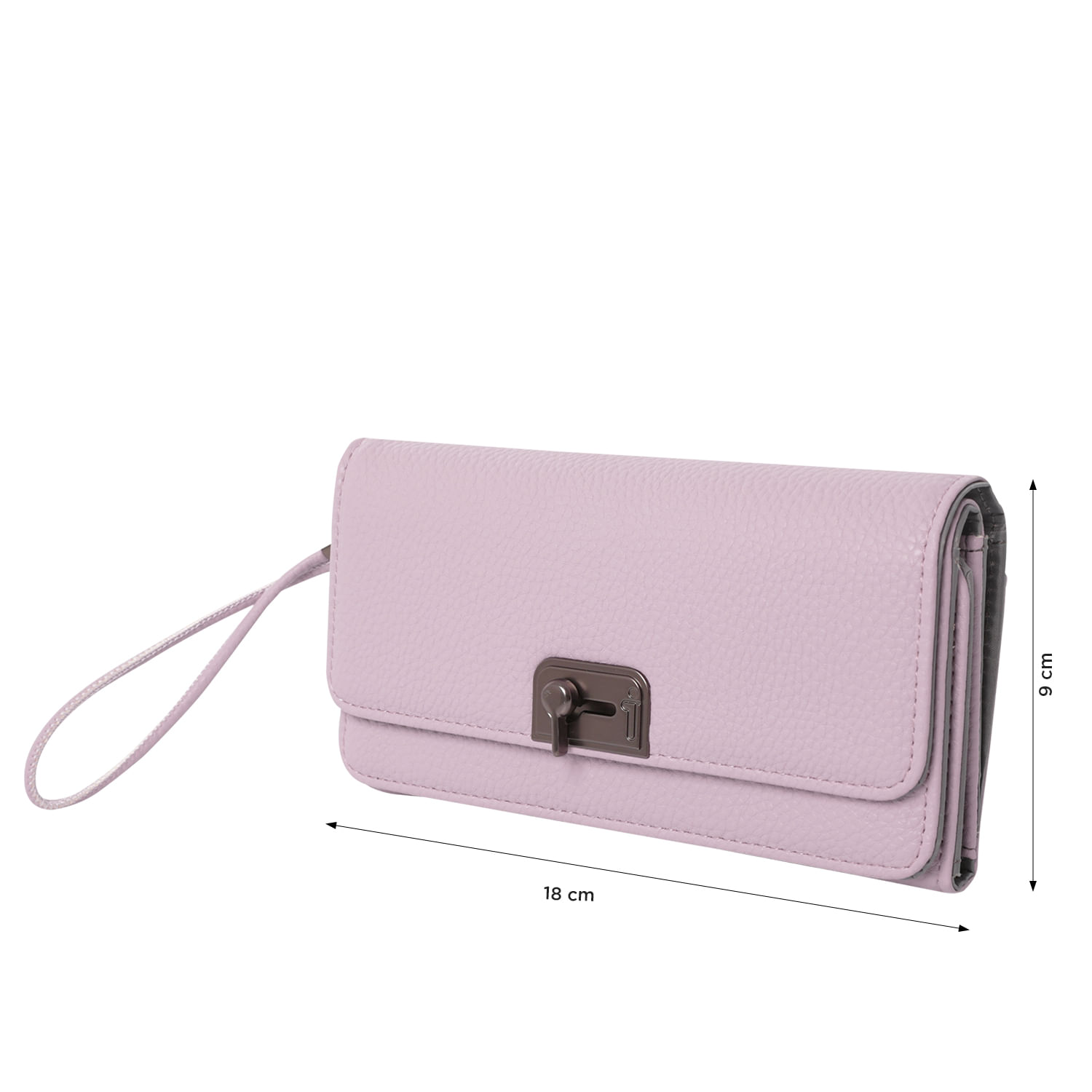 Billetera Smooth Sub con RFID Blocker Rosada Mujer