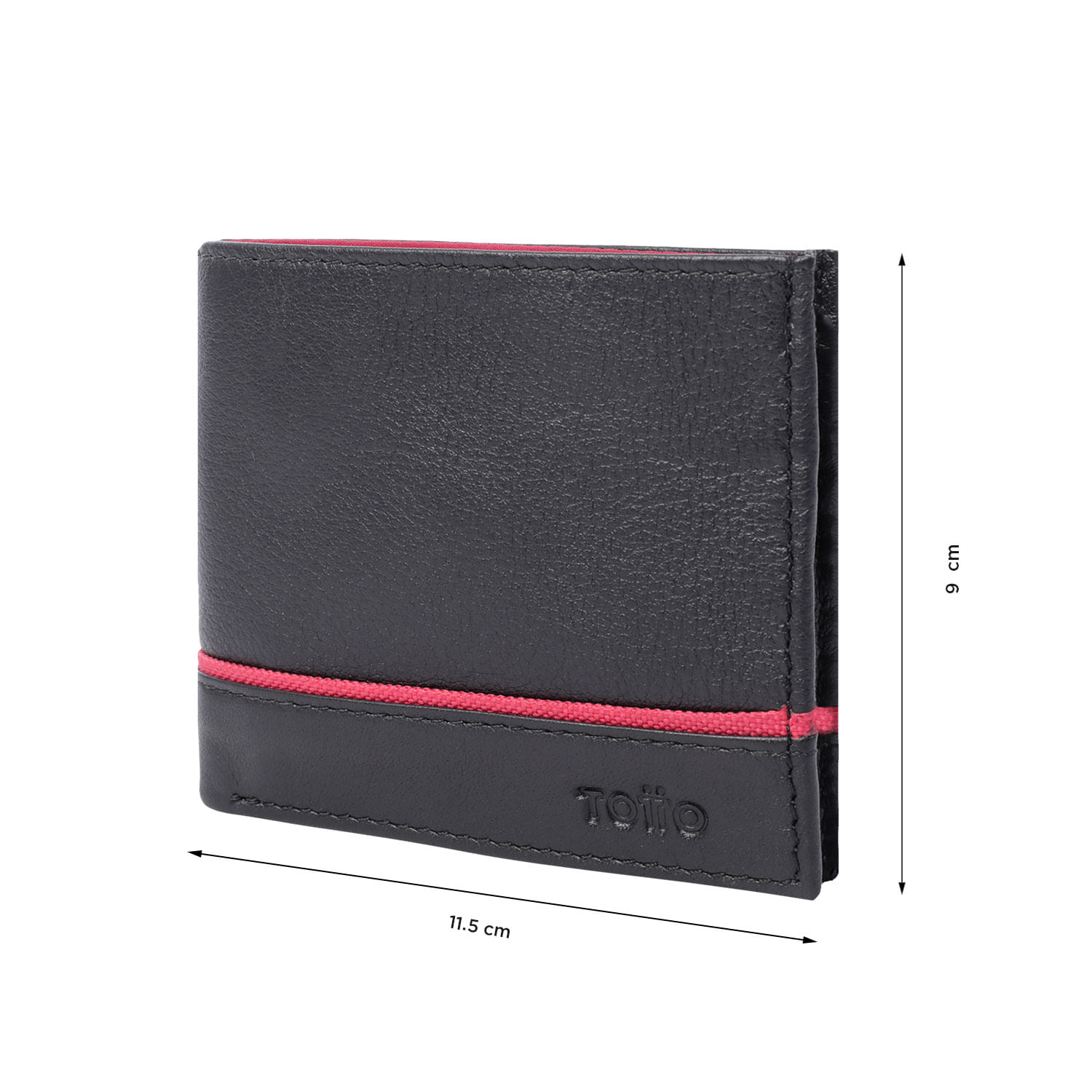 Billetera En Cuero Leder Con RFID Blocker Negra Hombre