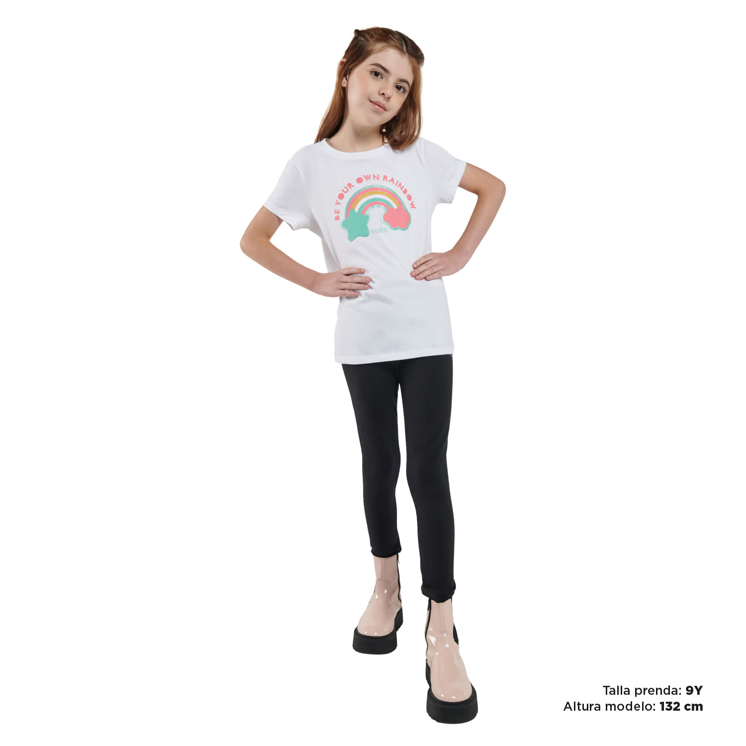 Camiseta para Niña Proyect 1 Blanca