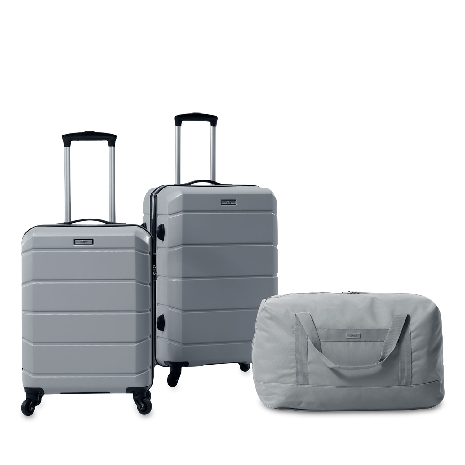 Kit X3 Maleta Viaje 360 Rayatta M + S + Tula Gris