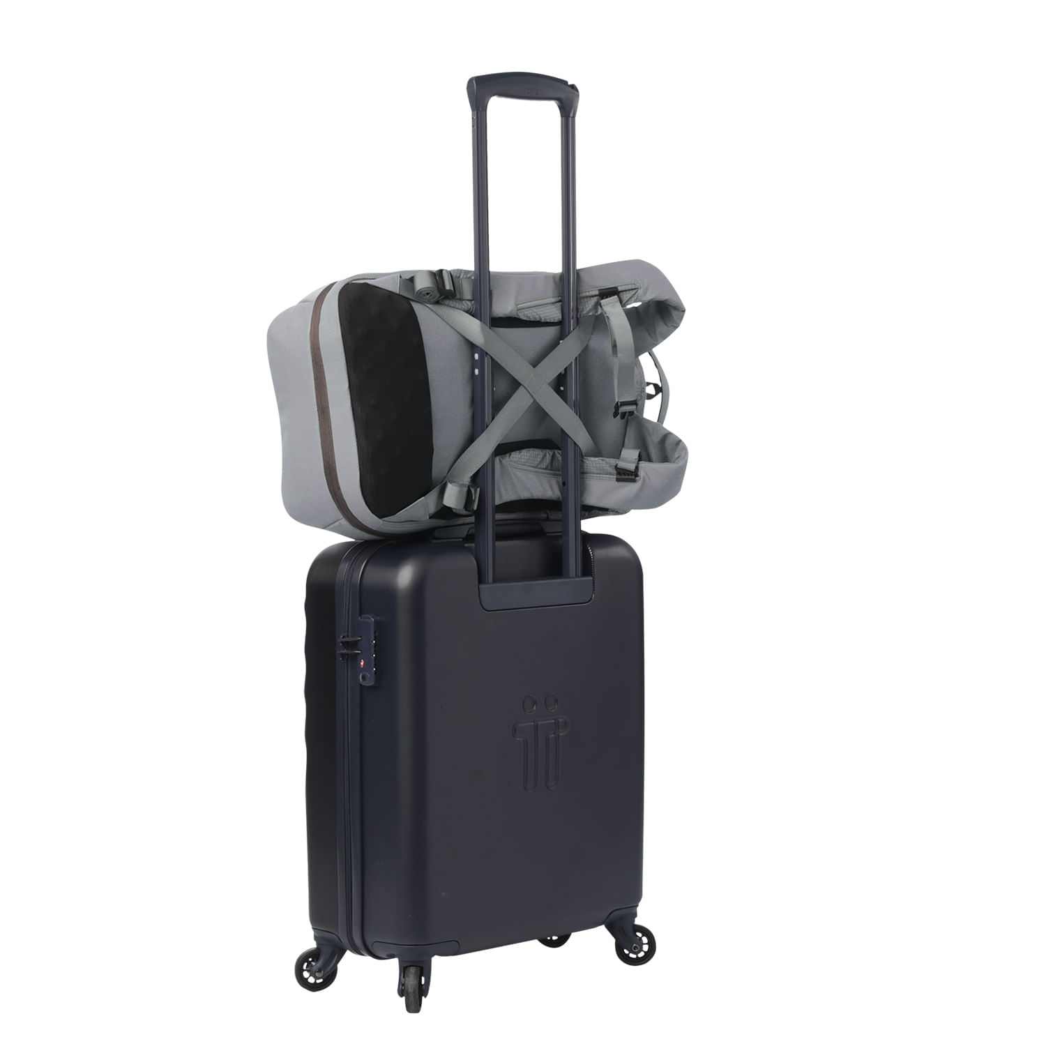 Morral de Viaje Expandible Dual Gris Porta PC 16” Hombre