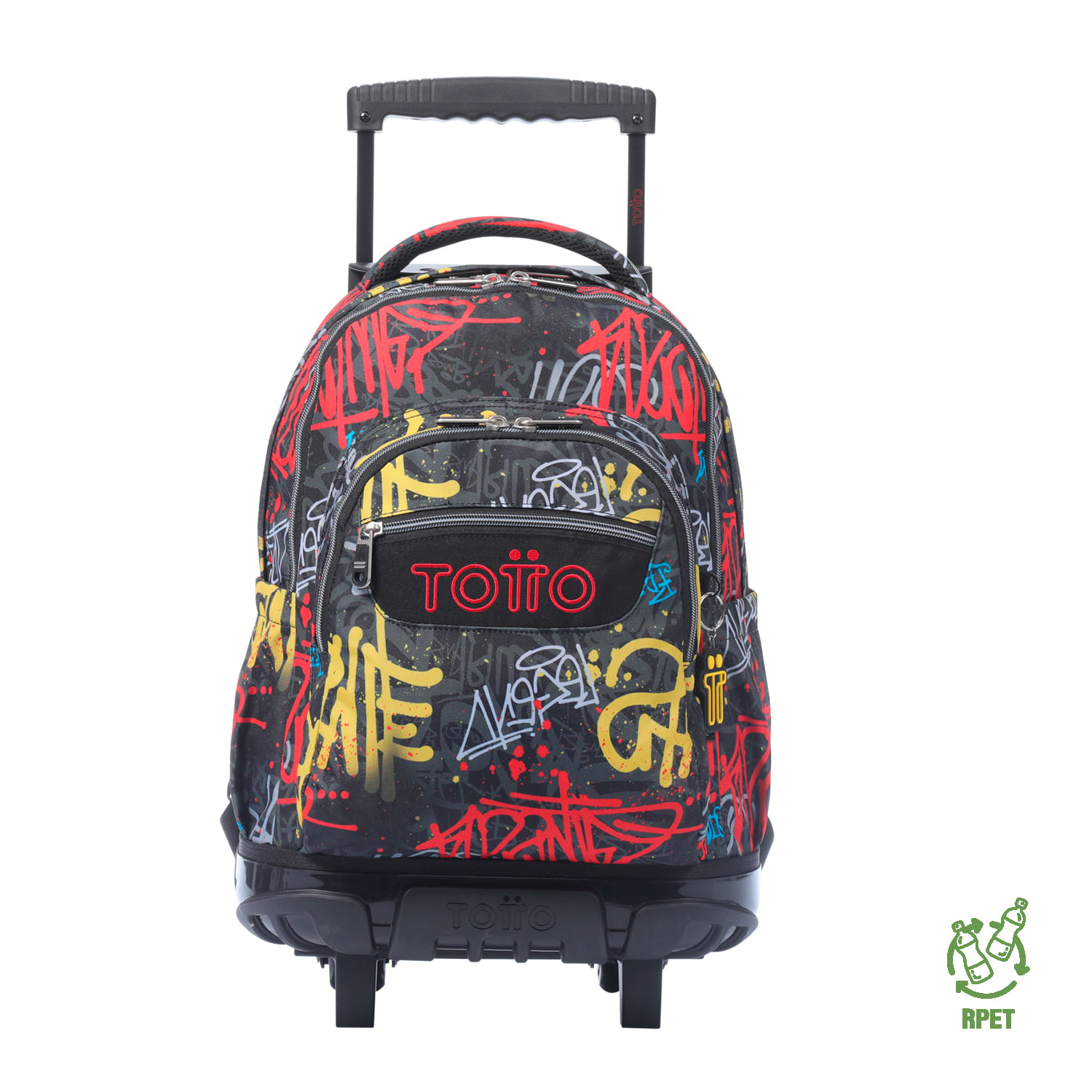 Morral Ruedas Niño Porta PC 15.4" Renglon Negro