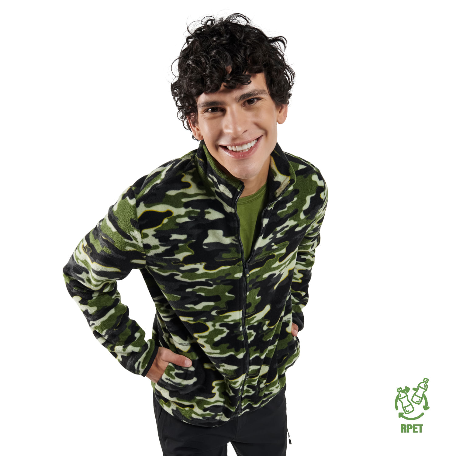 Buzo Verde Flizo Hombre