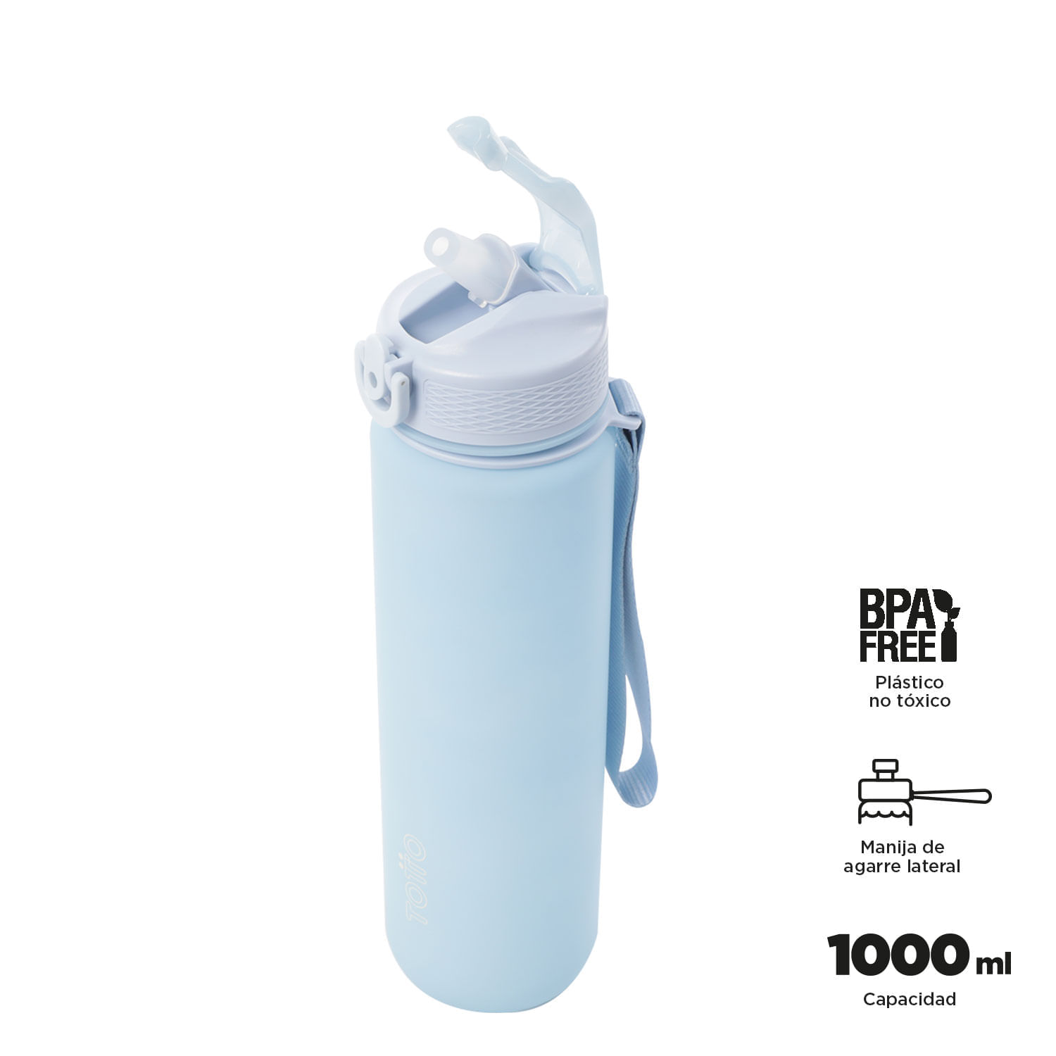Botilito de agua Deko 1000 ml Azul