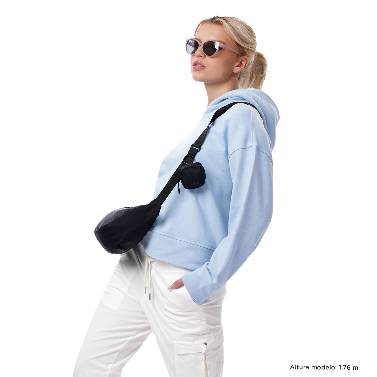 Bolso Crossbody Pequeño Unisex Rowan Negro