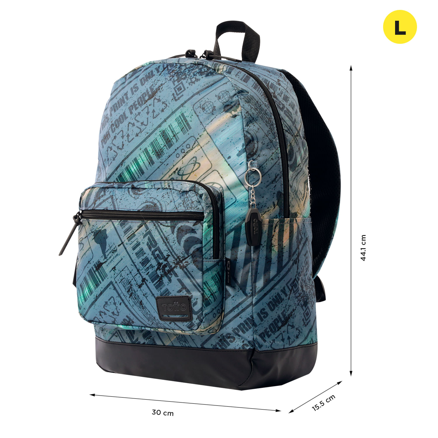 Bolso Universitario Tocax Gris