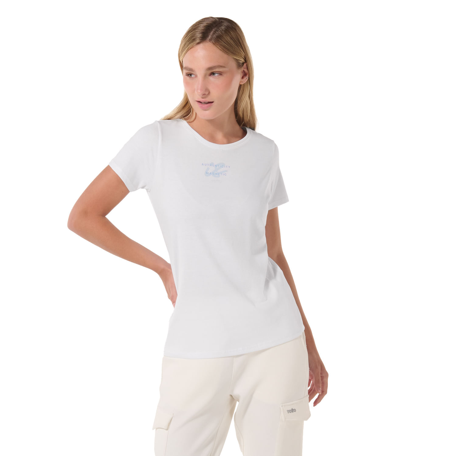 Camiseta para Mujer Thinky Xl Blanca