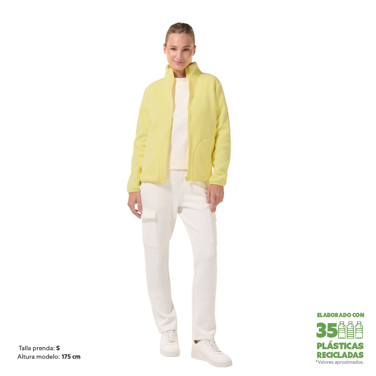 Buzo para Mujer Flizally Xl Amarillo