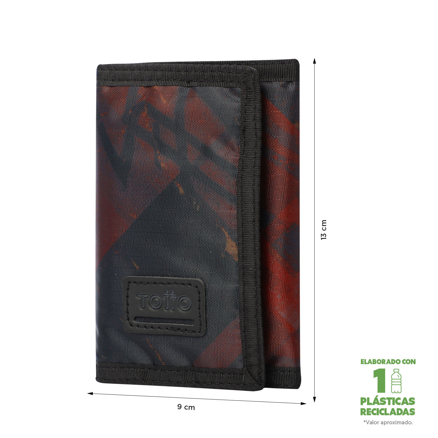 Billetera Tojal con RFID Blocker Roja Hombre