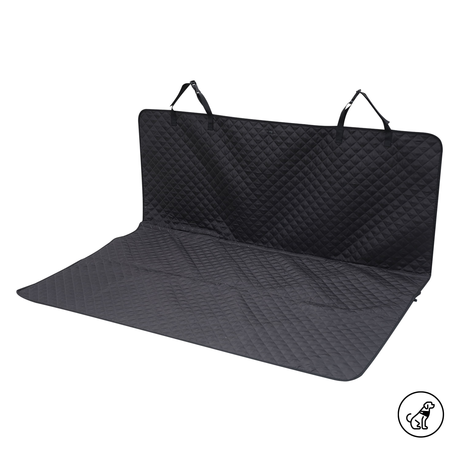 Protector de carro para mascotas Silla Trasera Negro
