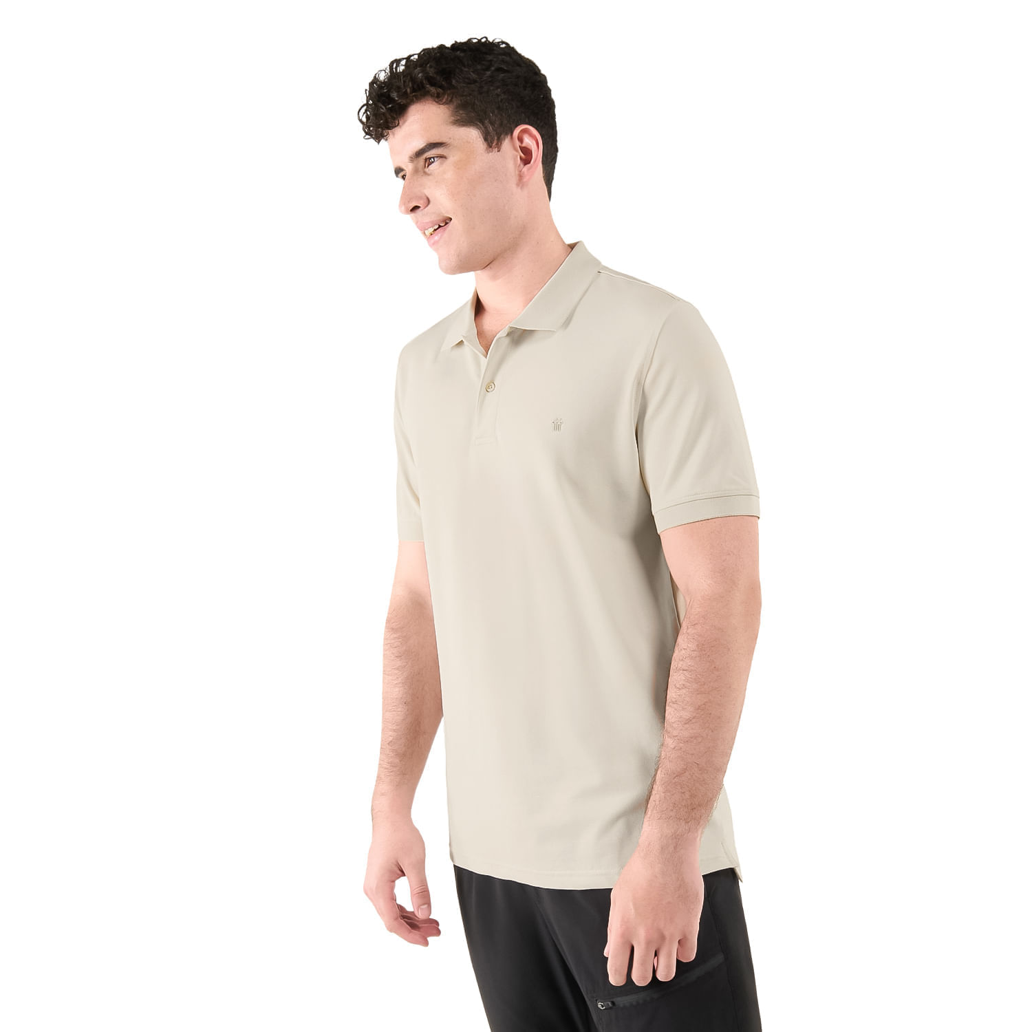 Camisa Polo Mason para Hombre Beige