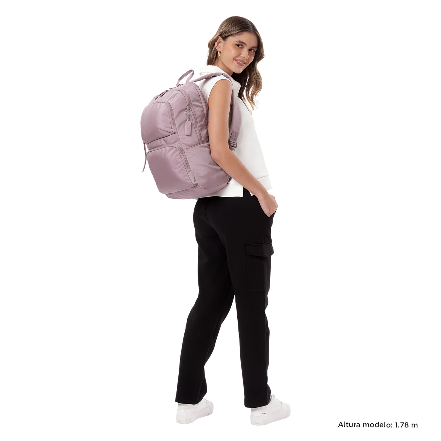 Morral Porta PC 14" Cloud Rosado Mujer
