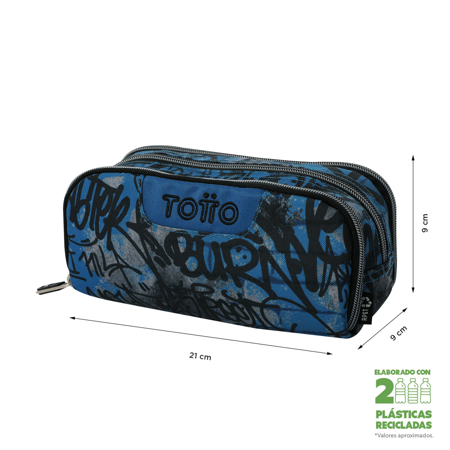 Cartuchera Multiuso Cinta Azul Hombre