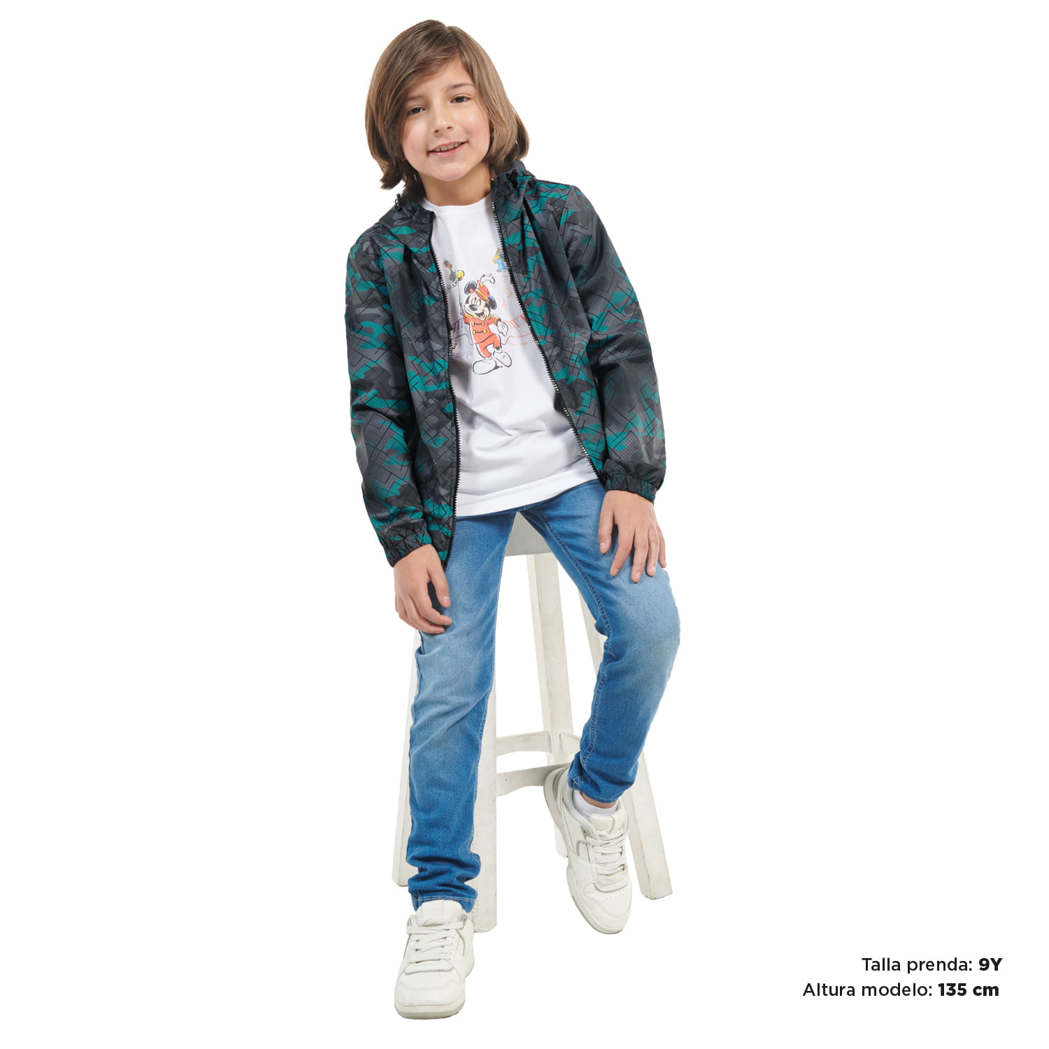 Chaqueta para niño Mosculer Kids gris