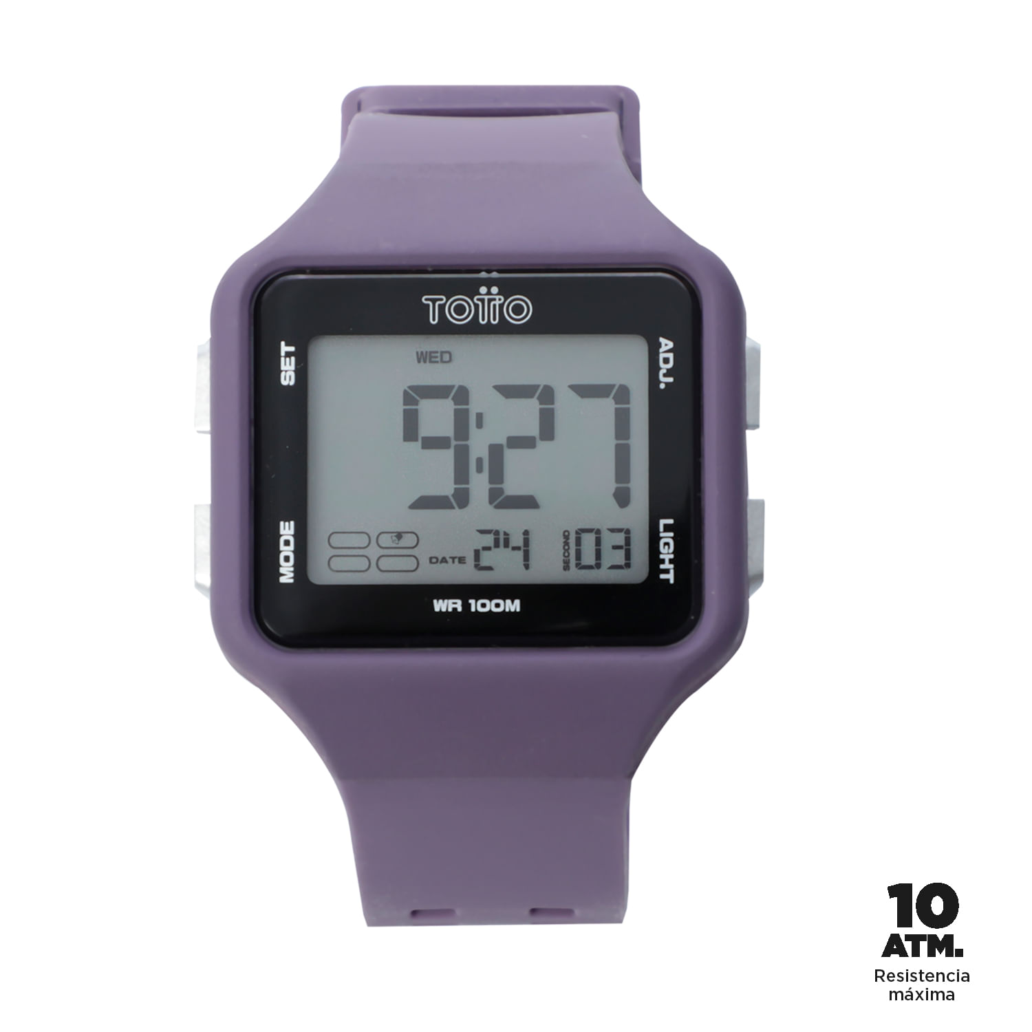 Reloj Digital Haze Morado Mujer