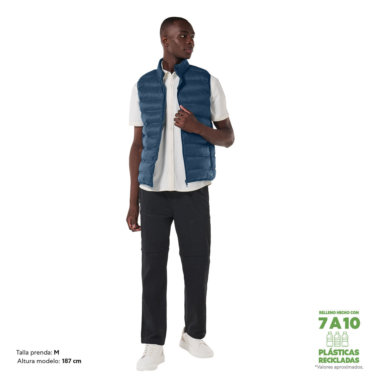 Chaleco Acolchado para Hombre Ultravest 2.0 Xxl Azul