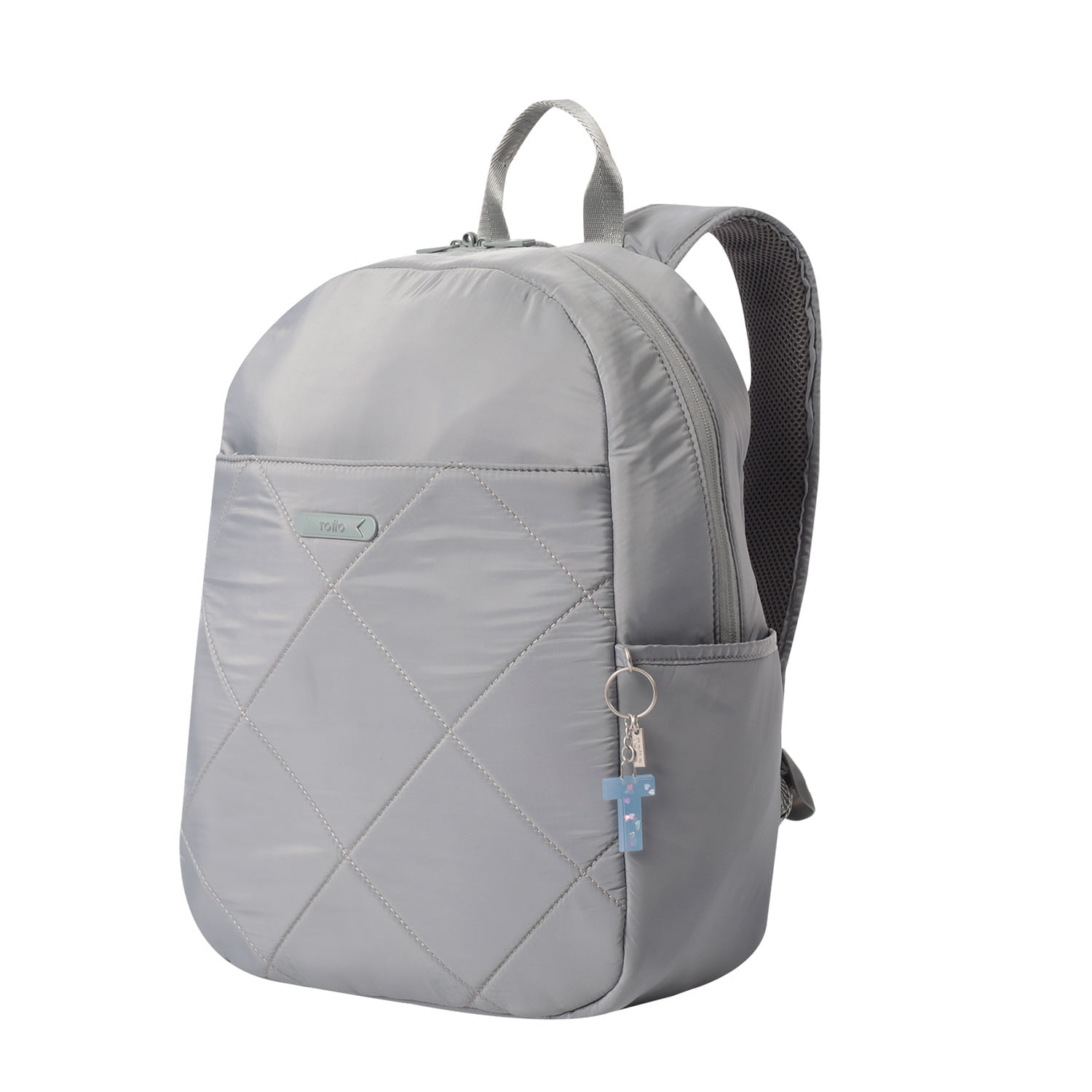 Llavero de Goma Abc color Blanco