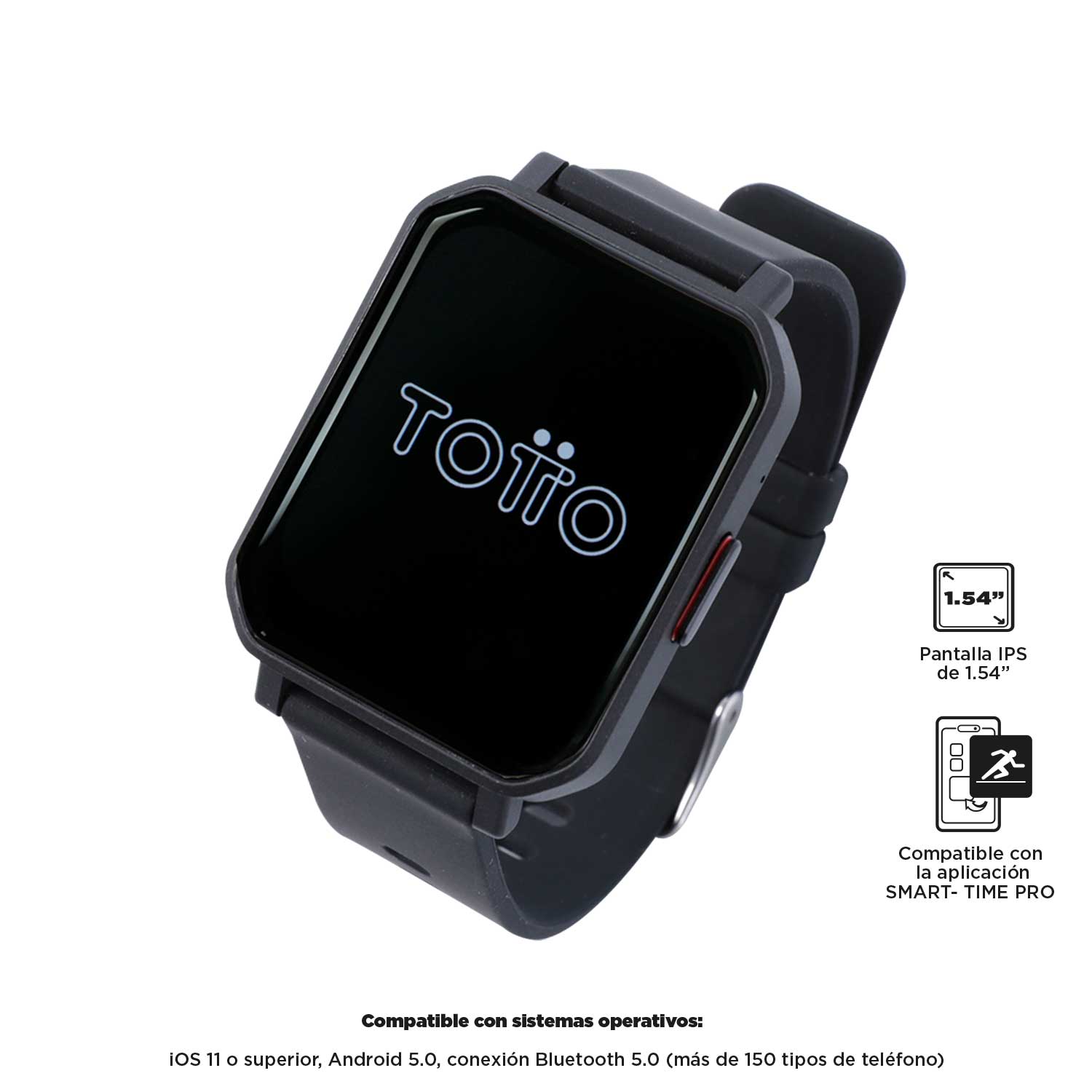 Reloj Inteligente Smart F12 Pro 6 Negro Unisex