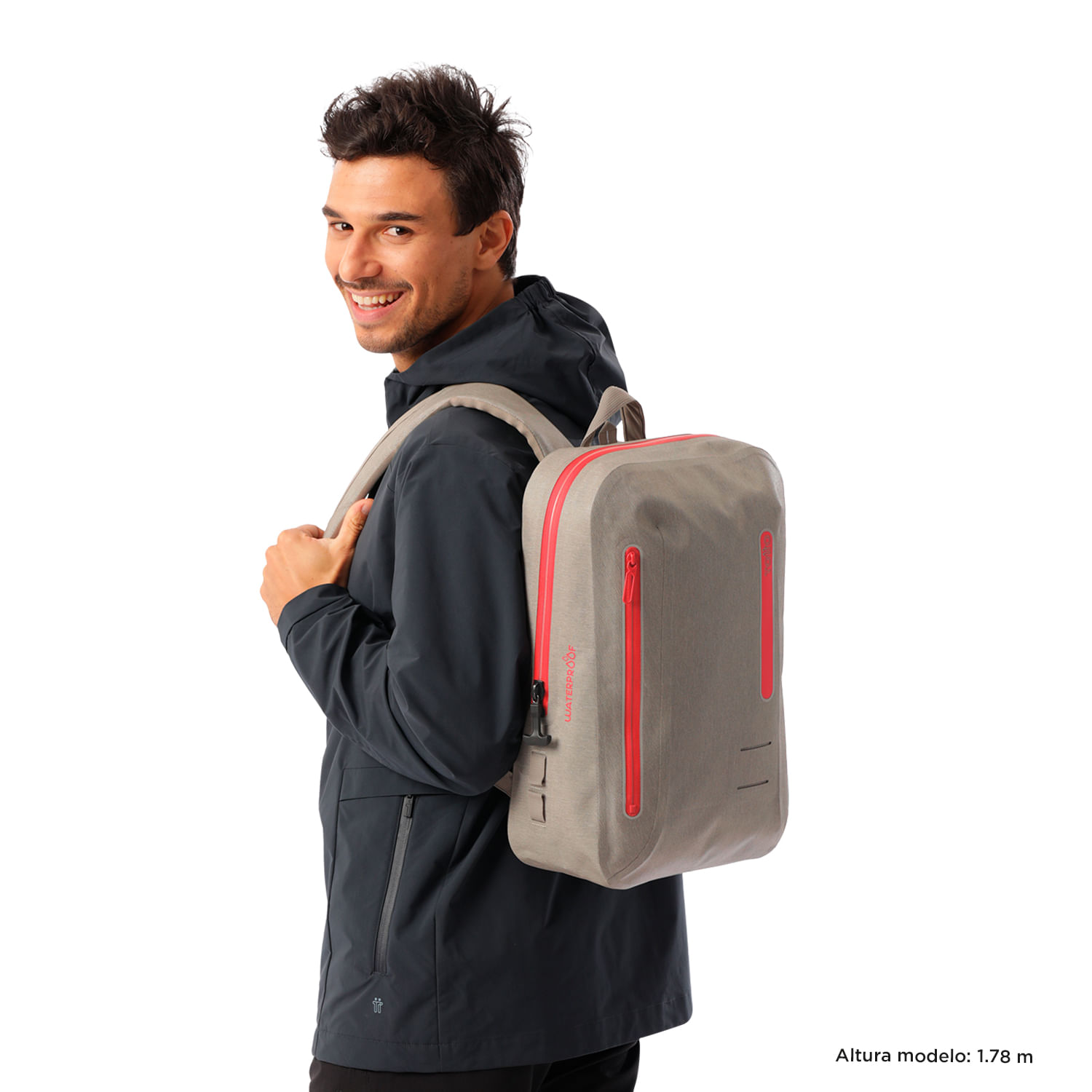 Morral 100% Impermeable Seal Beige Porta PC 15" Totto