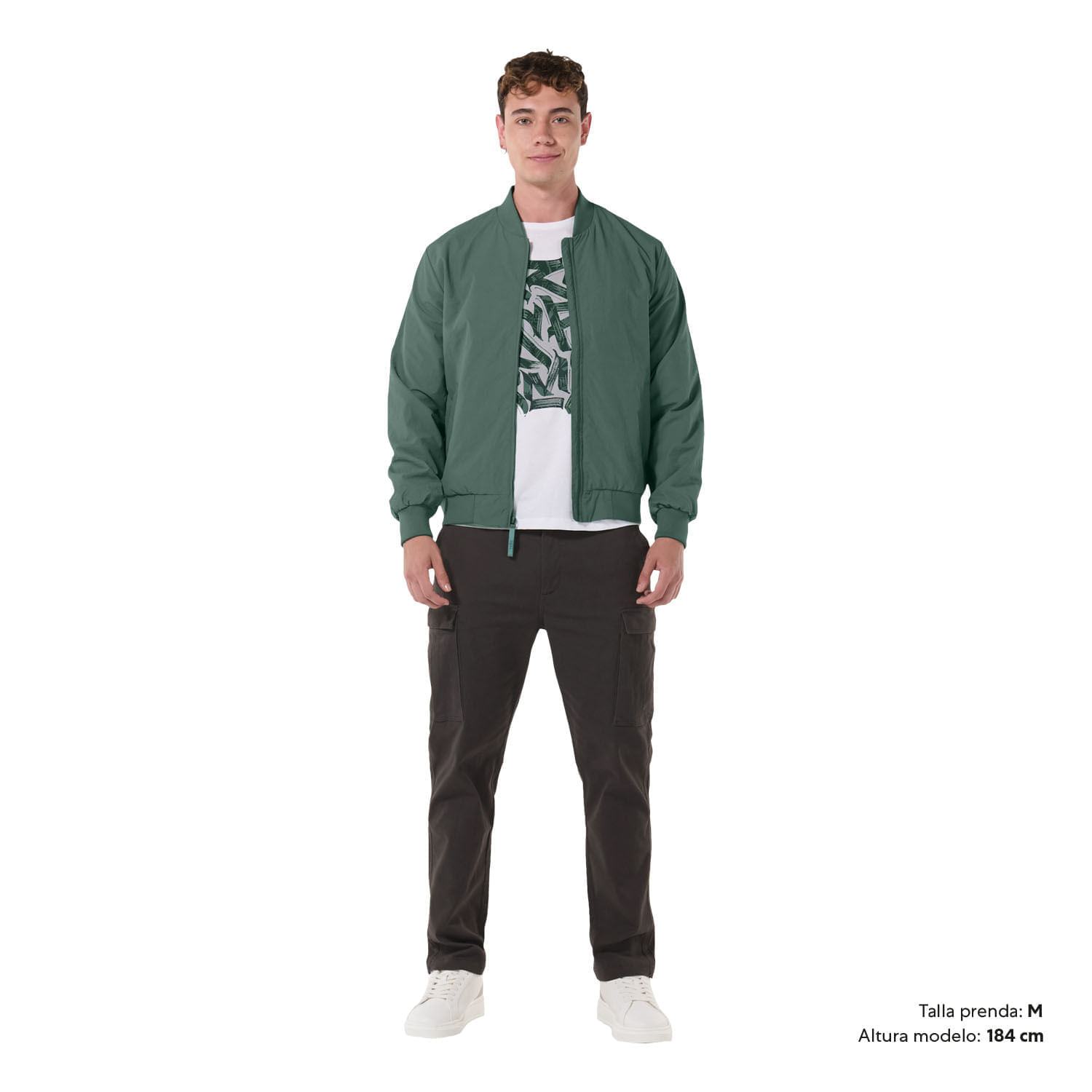 Chaqueta Ligera para Hombre Cisnal Xxl Verde