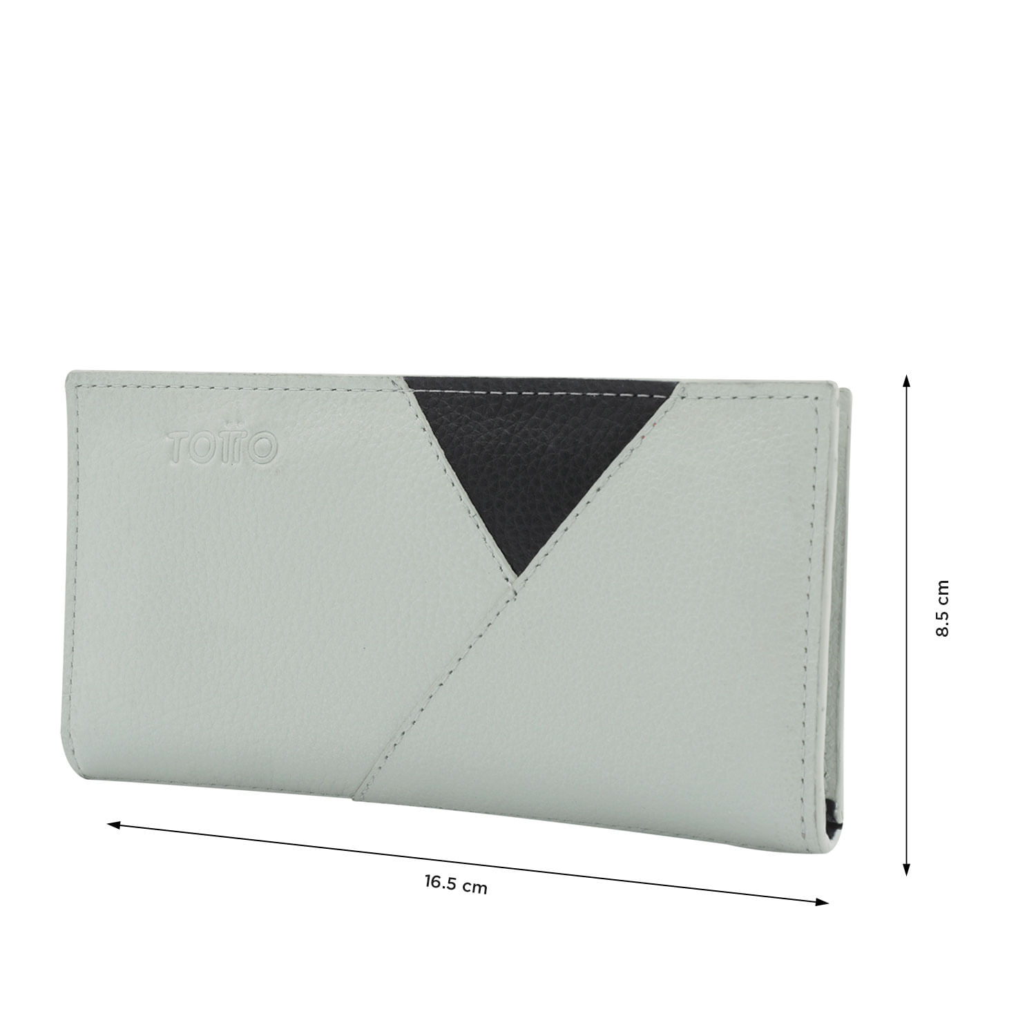 Billetera De Cuero Biffly Mujer Verde grande