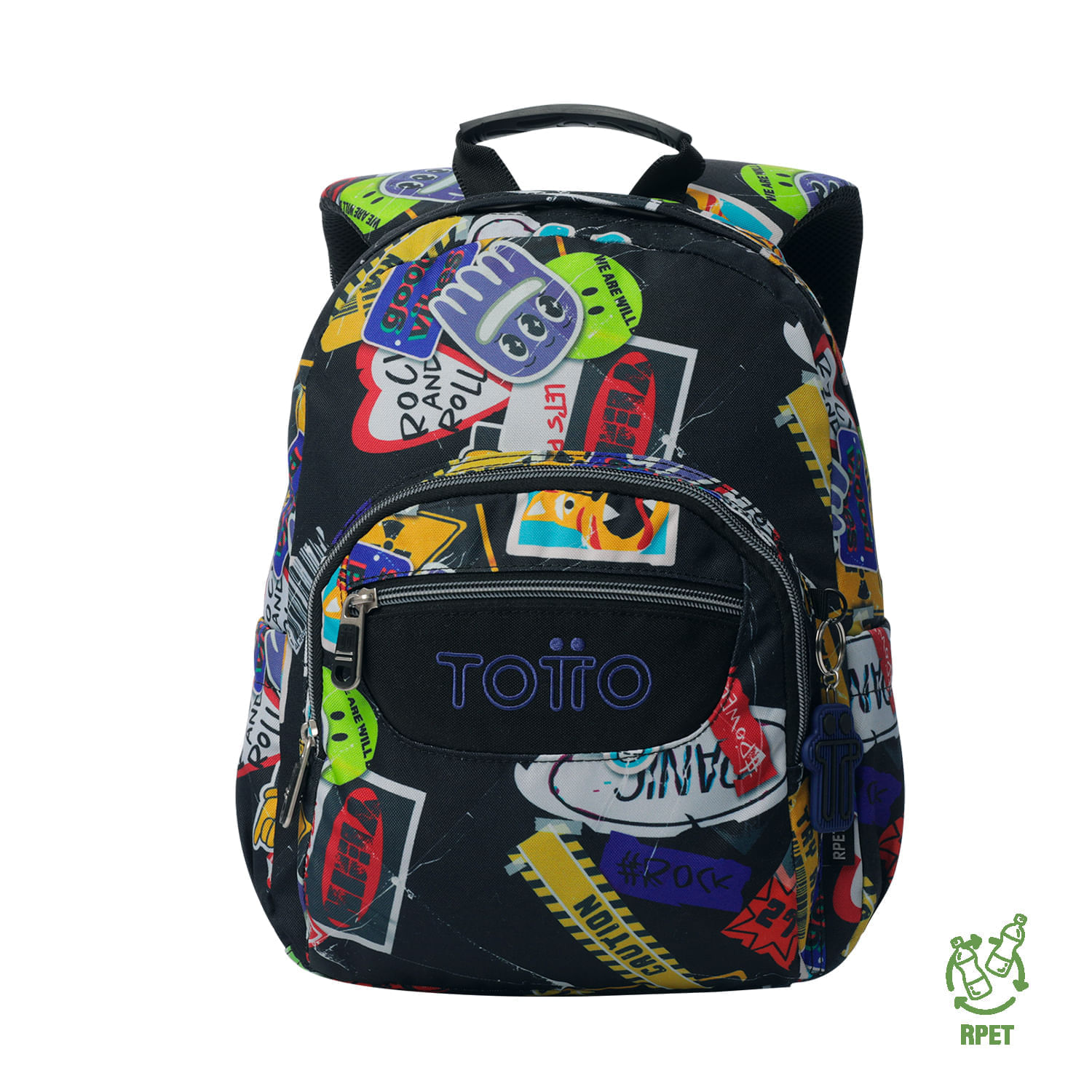 Maleta para colegio Tempera Negra