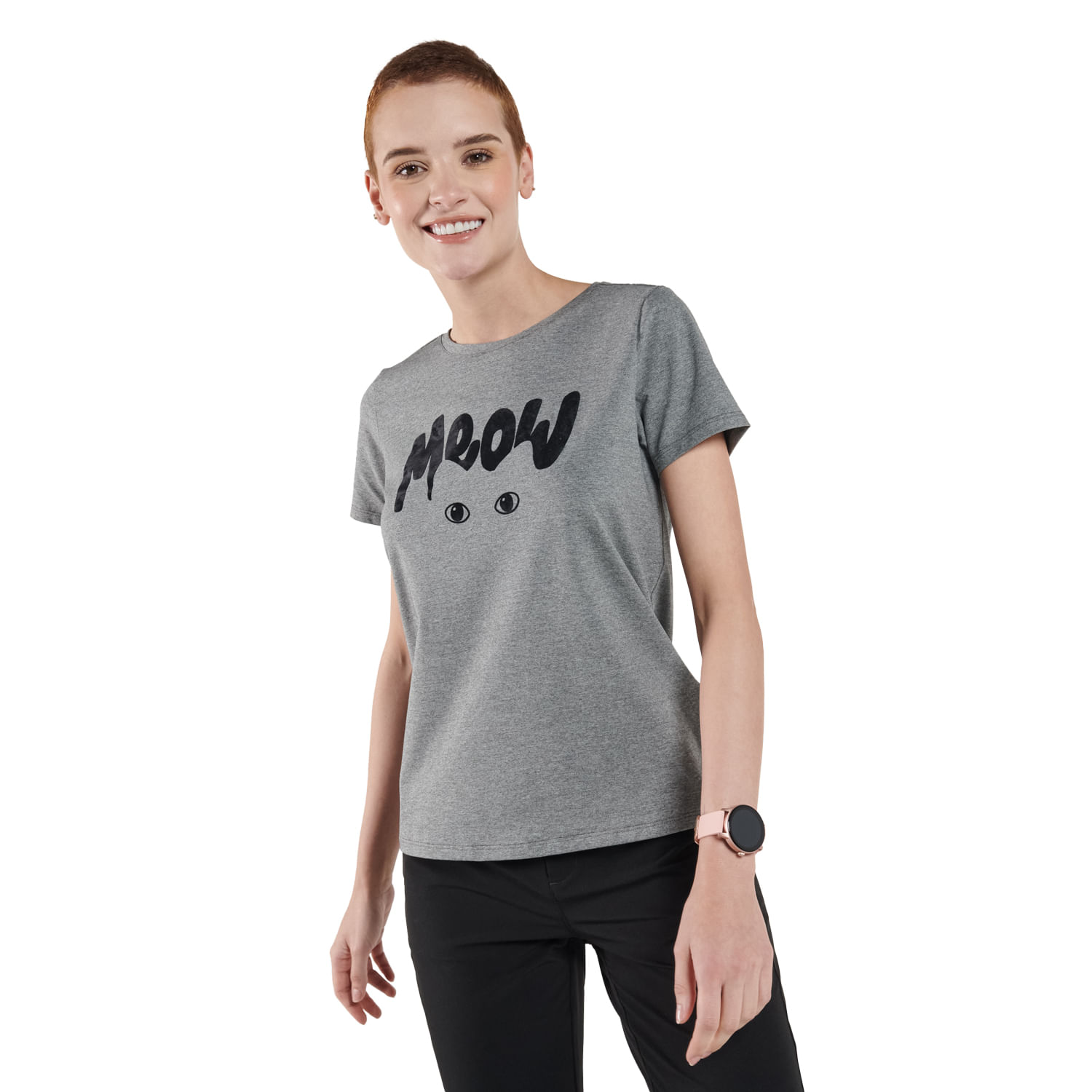 Camiseta para Mujer Prime Gris