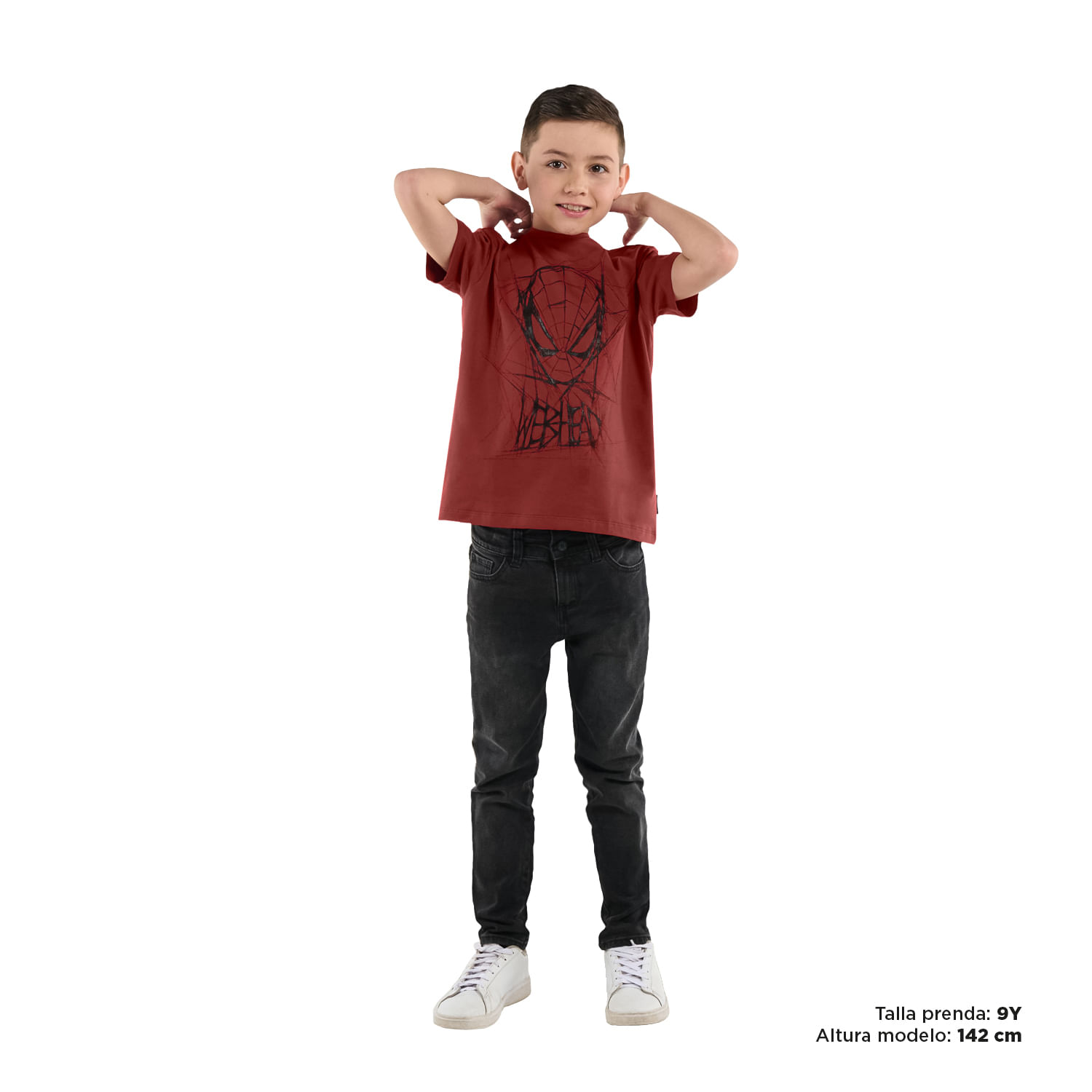 Camiseta para Niño Spiderman Amazing Roja