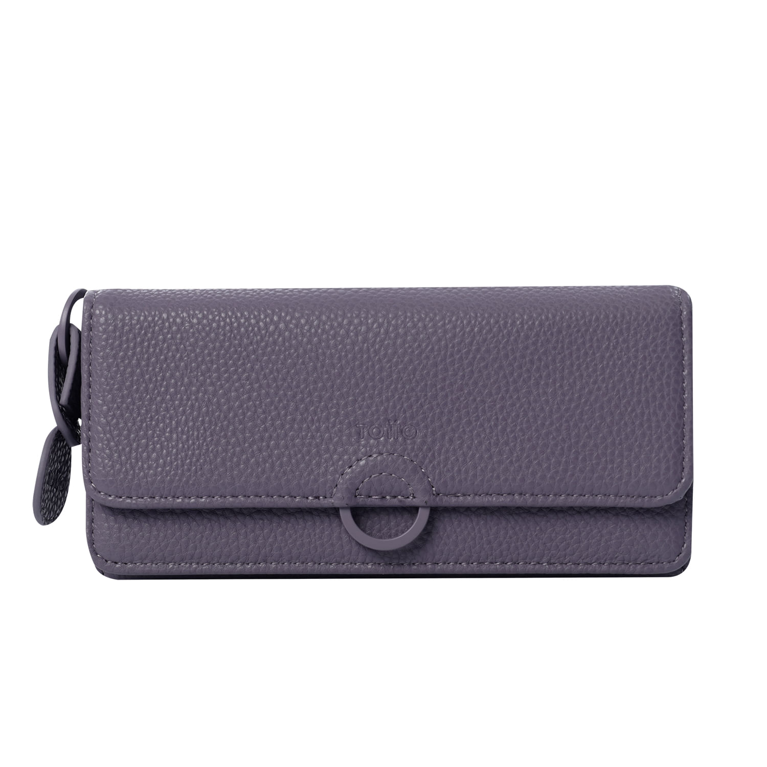 Billetera Soft Sub Con RFID Blocker Morada Grande