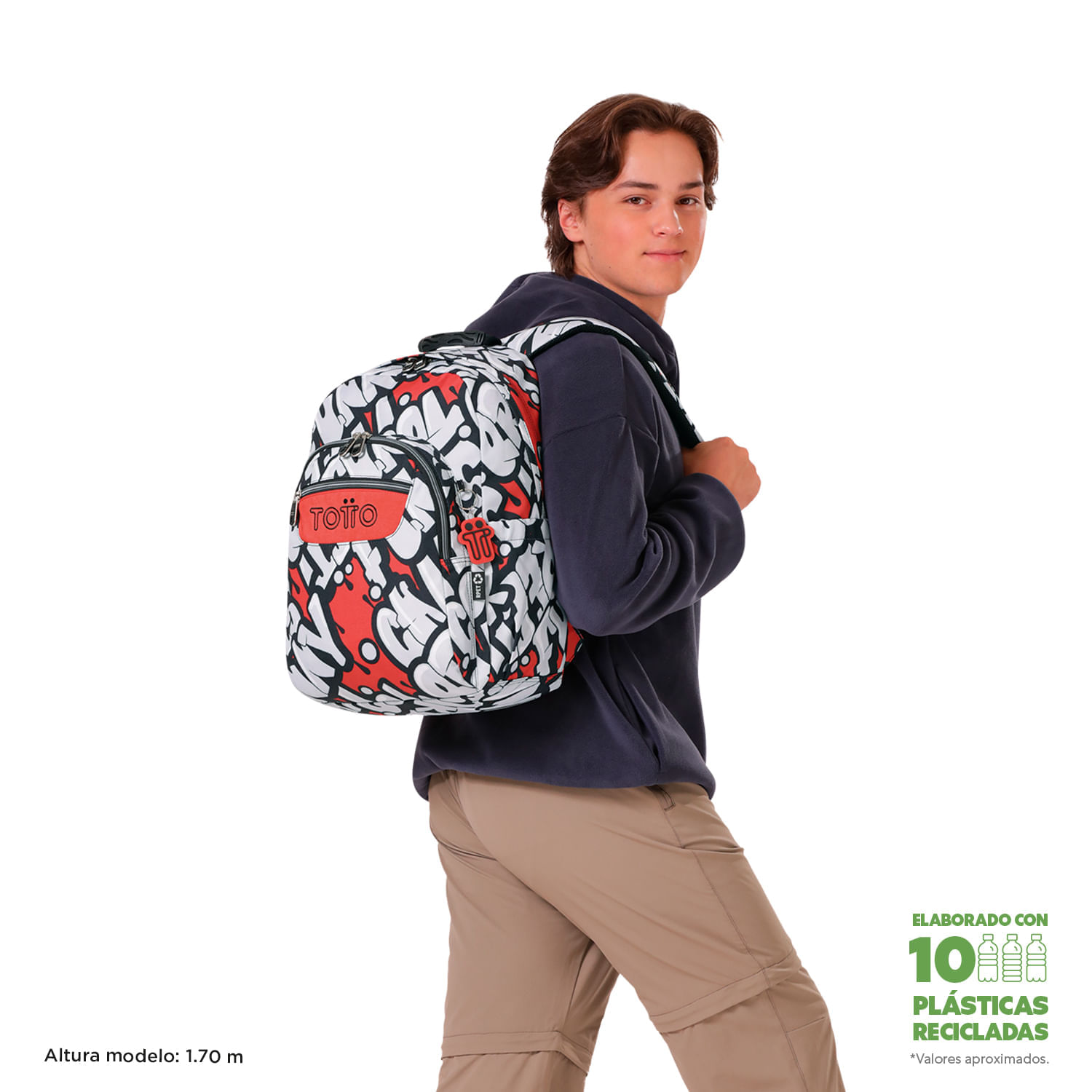 Kit Regreso a Clase Morral Acuarela y Cartuchera Agapec