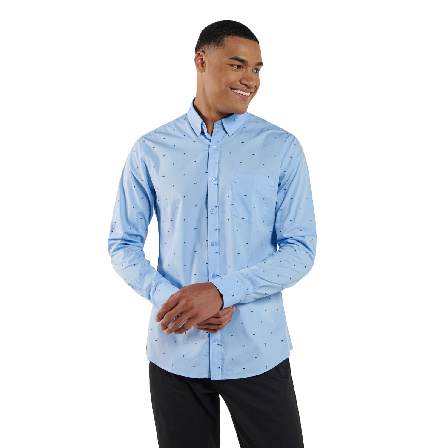 Camisa para Hombre Ml Porter Azul