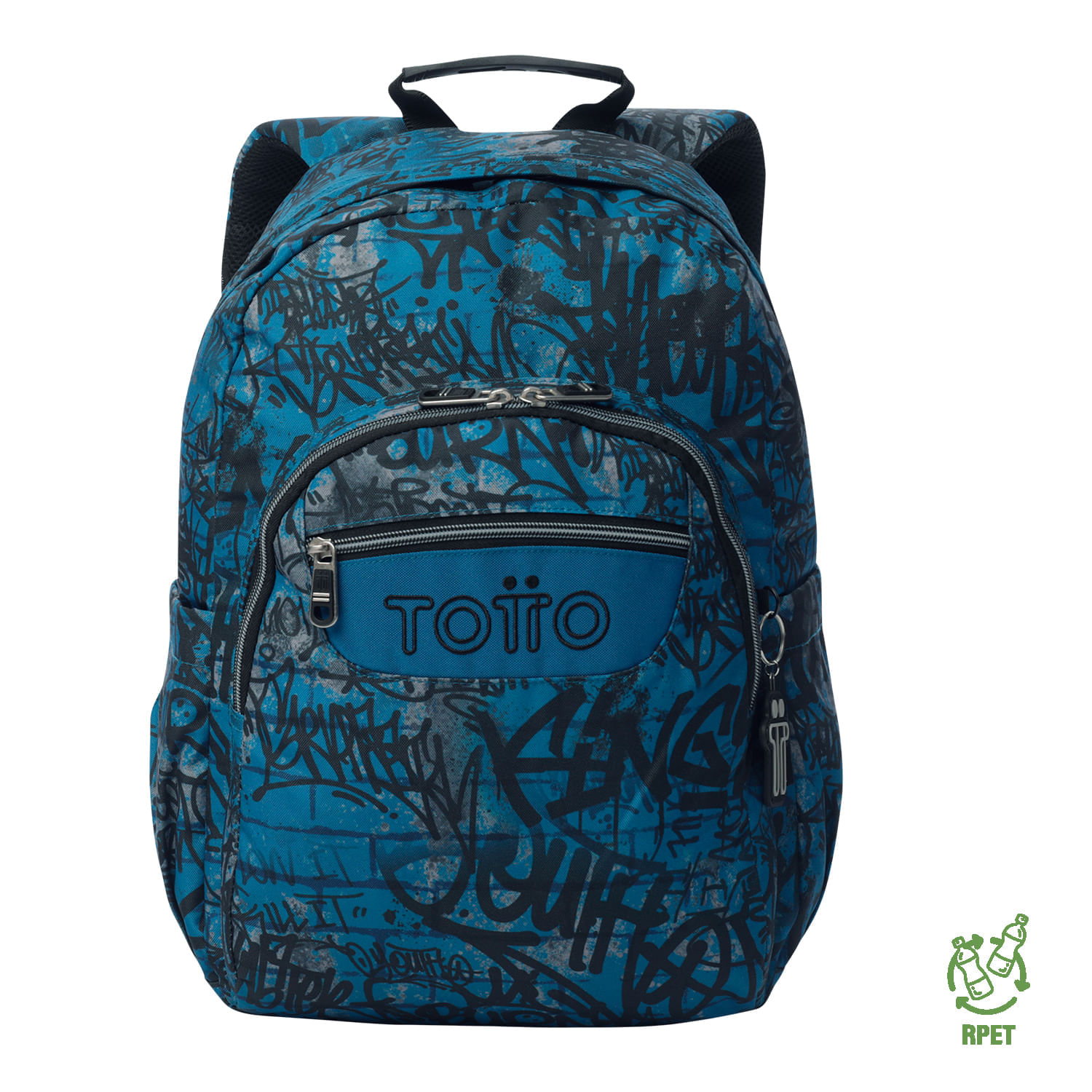 Maleta para colegio Acuareles Azul