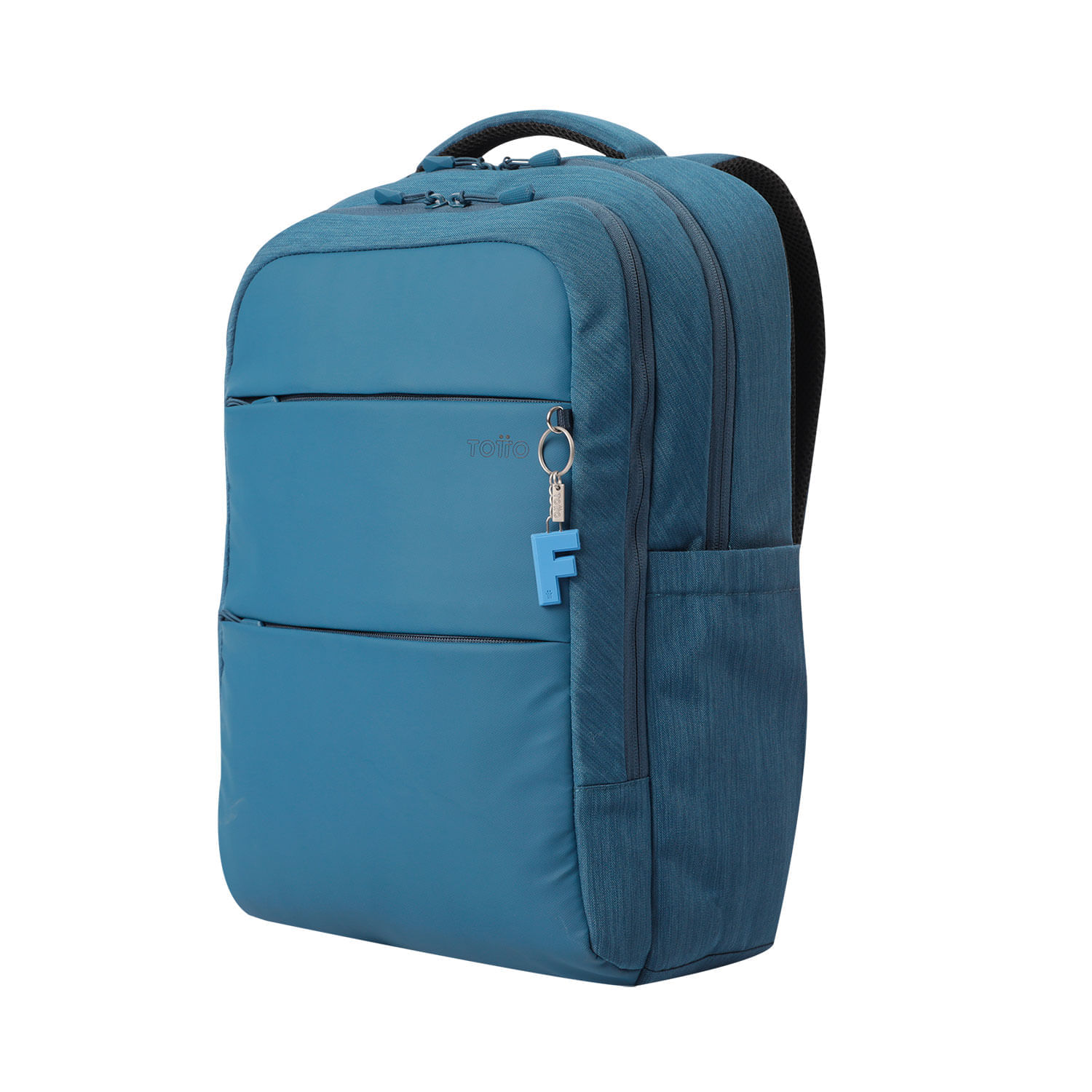 Llavero de Goma Abc color Azul