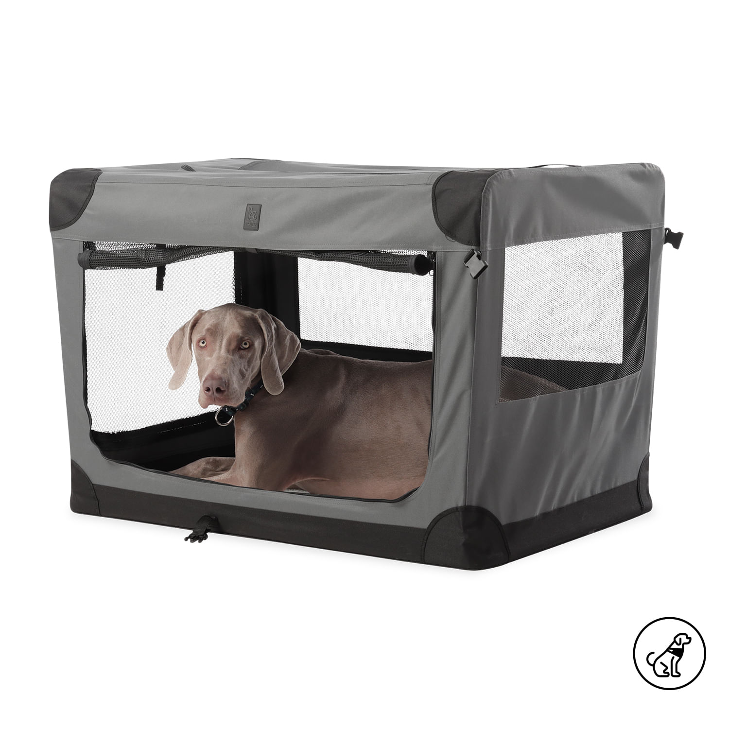 Guacal para Perro Grande Doggy L Gris
