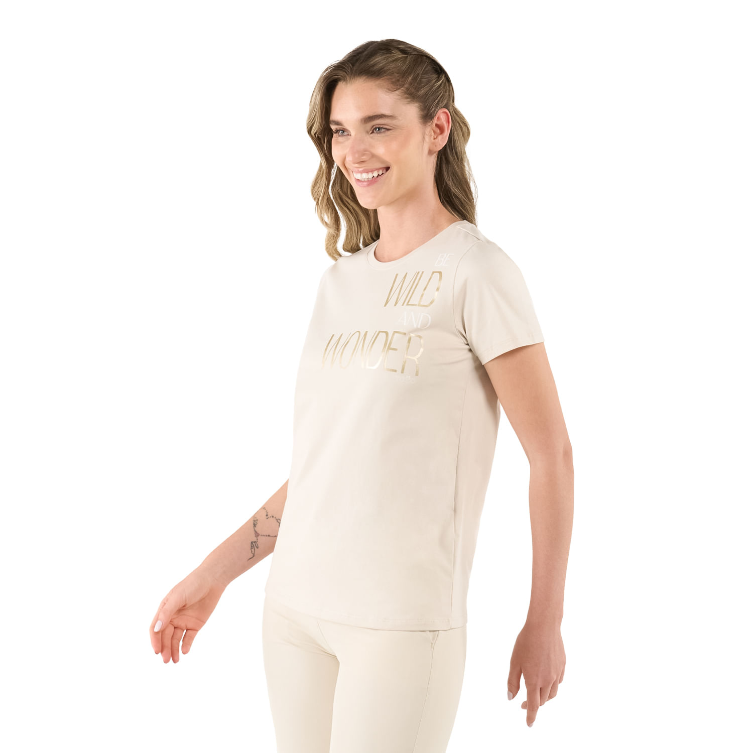 Camiseta para Mujer Prime Beige