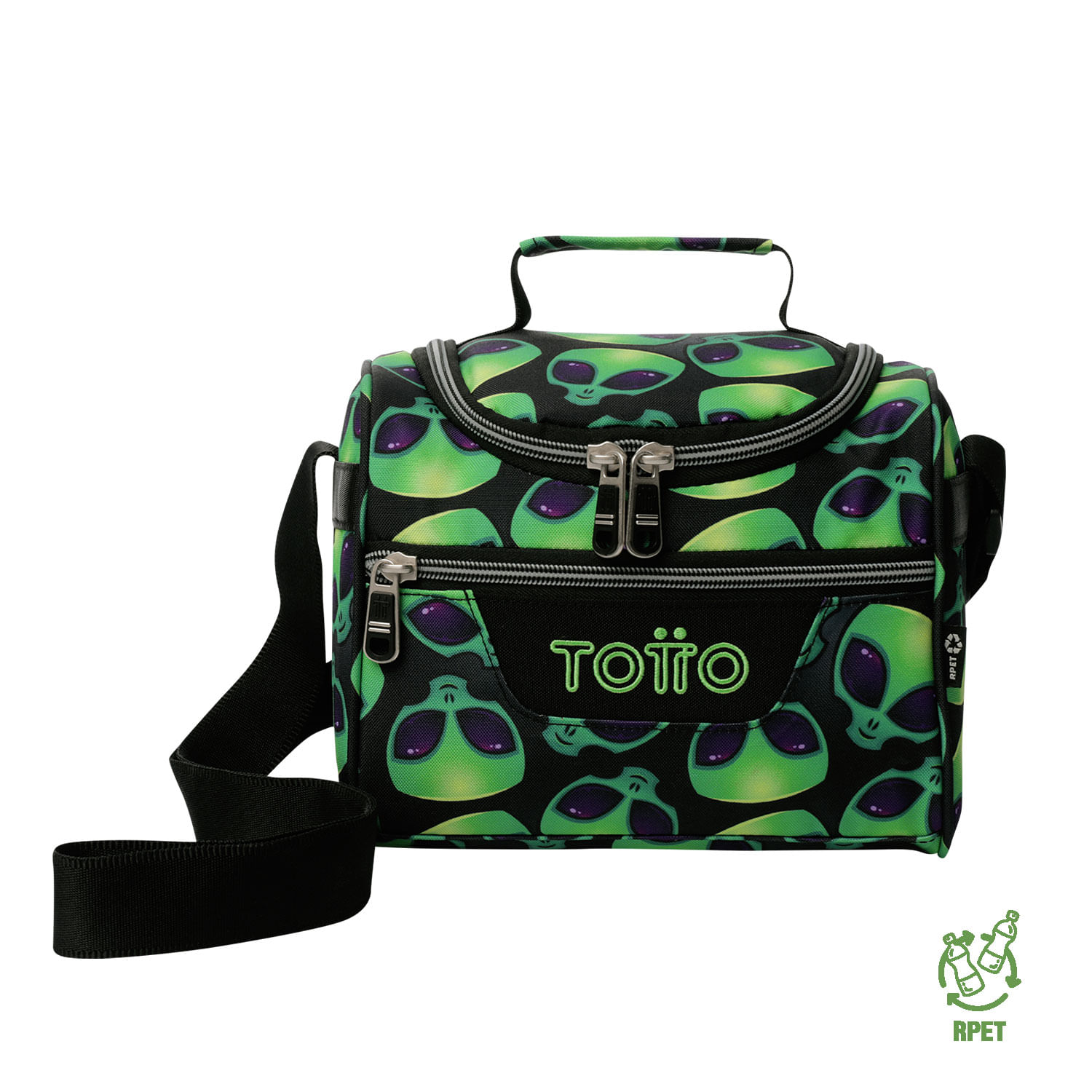 Lonchera Térmica Pizarra Verde con Recipiente Plástico
