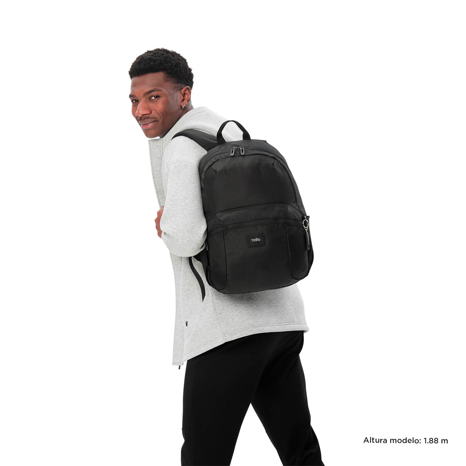 Morral Juvenil Porta PC 14" Trik M Negro Unisex